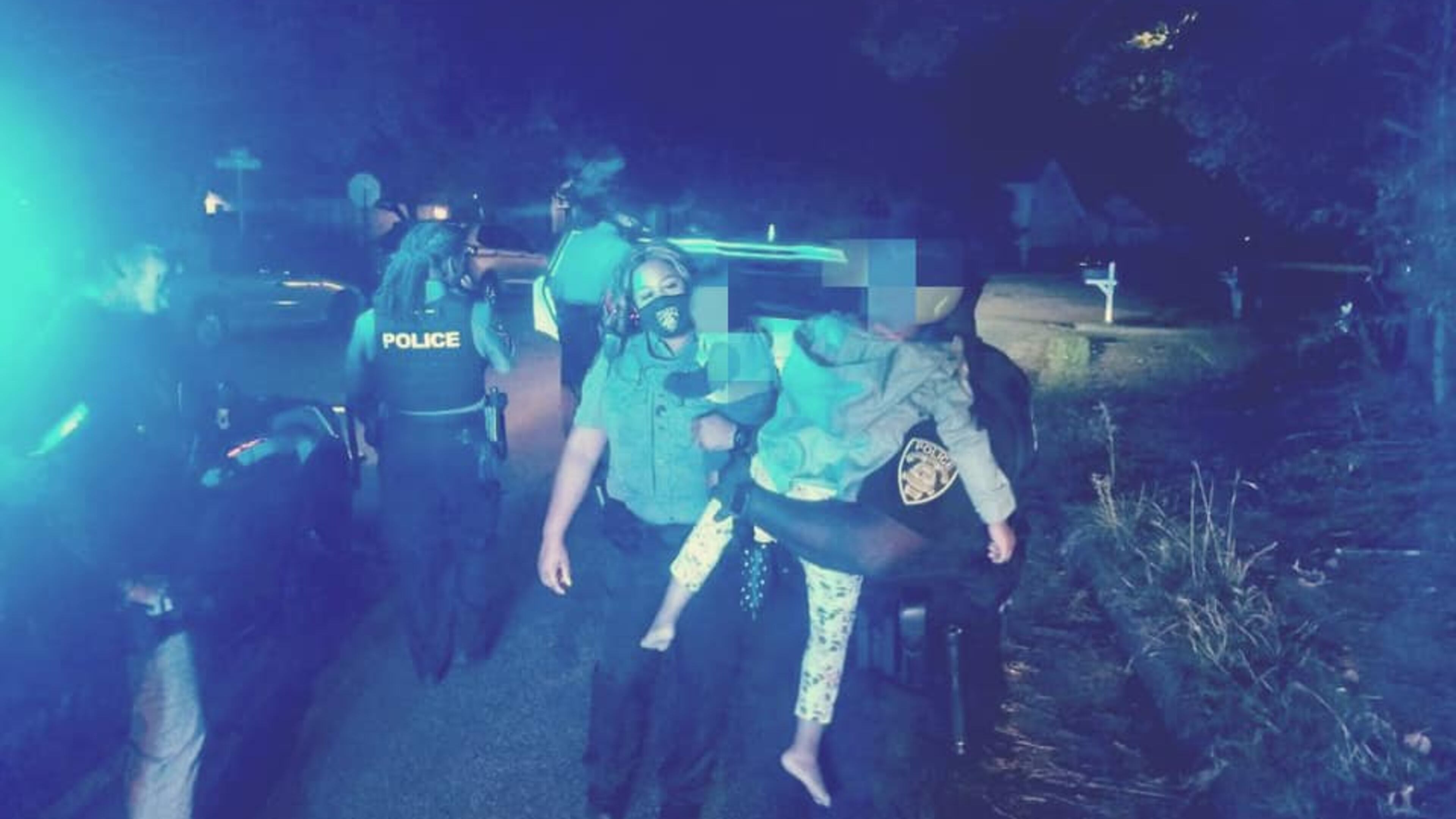 The children, along with the stolen car, were found after a brief search.