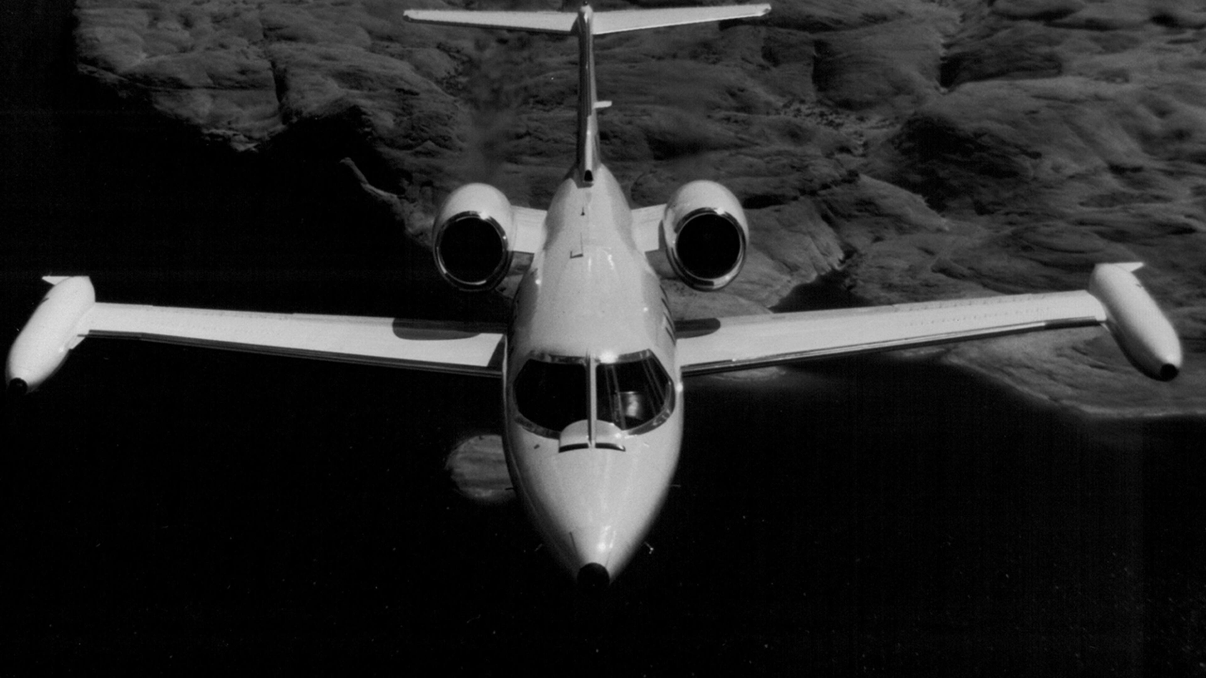 A Learjet 35, similar to reported aircraft in crash at New Jersey’s Teterboro Airport. (Photo By The Denver Post via Getty Images)