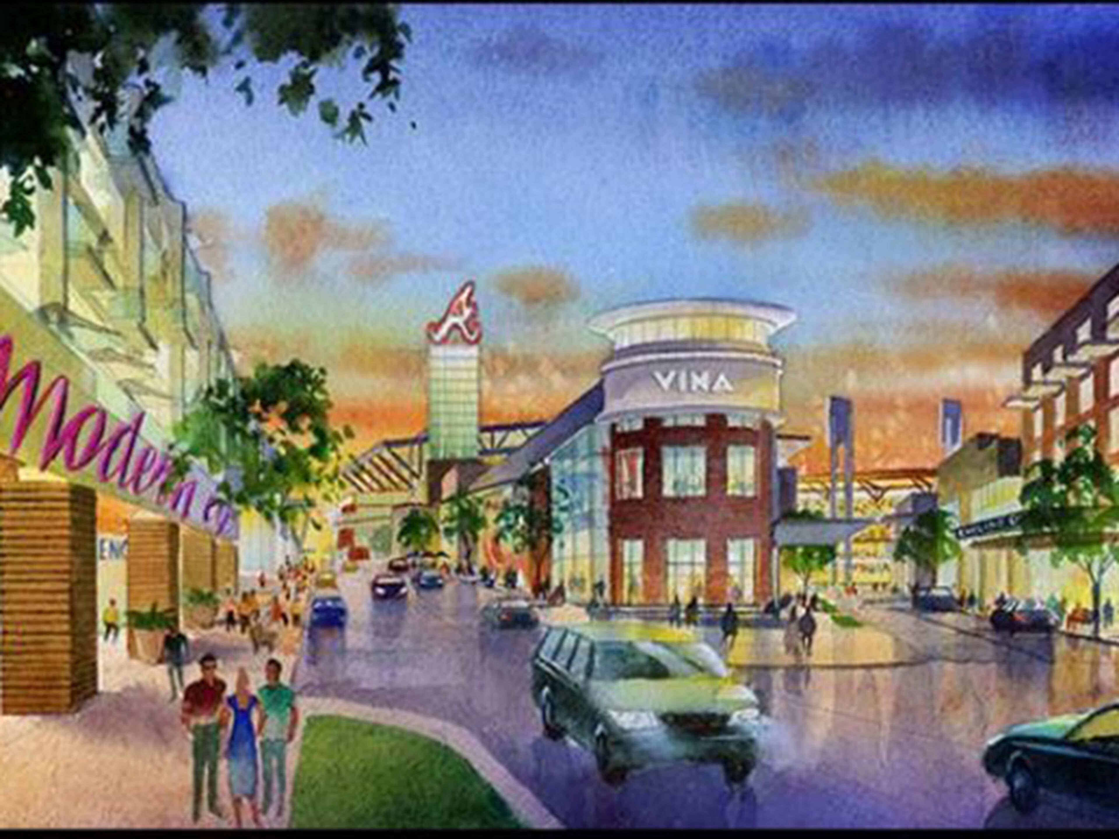 Restaurants and shops along a spacious boulevard will allow visitors and residents to satisfy their inner foodie, shop for the latest fashions, and take advantage of unique retail offerings before or after the game. Our main street will feature stores that are open year round, not just on game days. Roads inside the community will be open most days, but on game days streets will be partially closed to provide a more walkable environment for fans heading to the ballpark. -- The Atlanta Braves