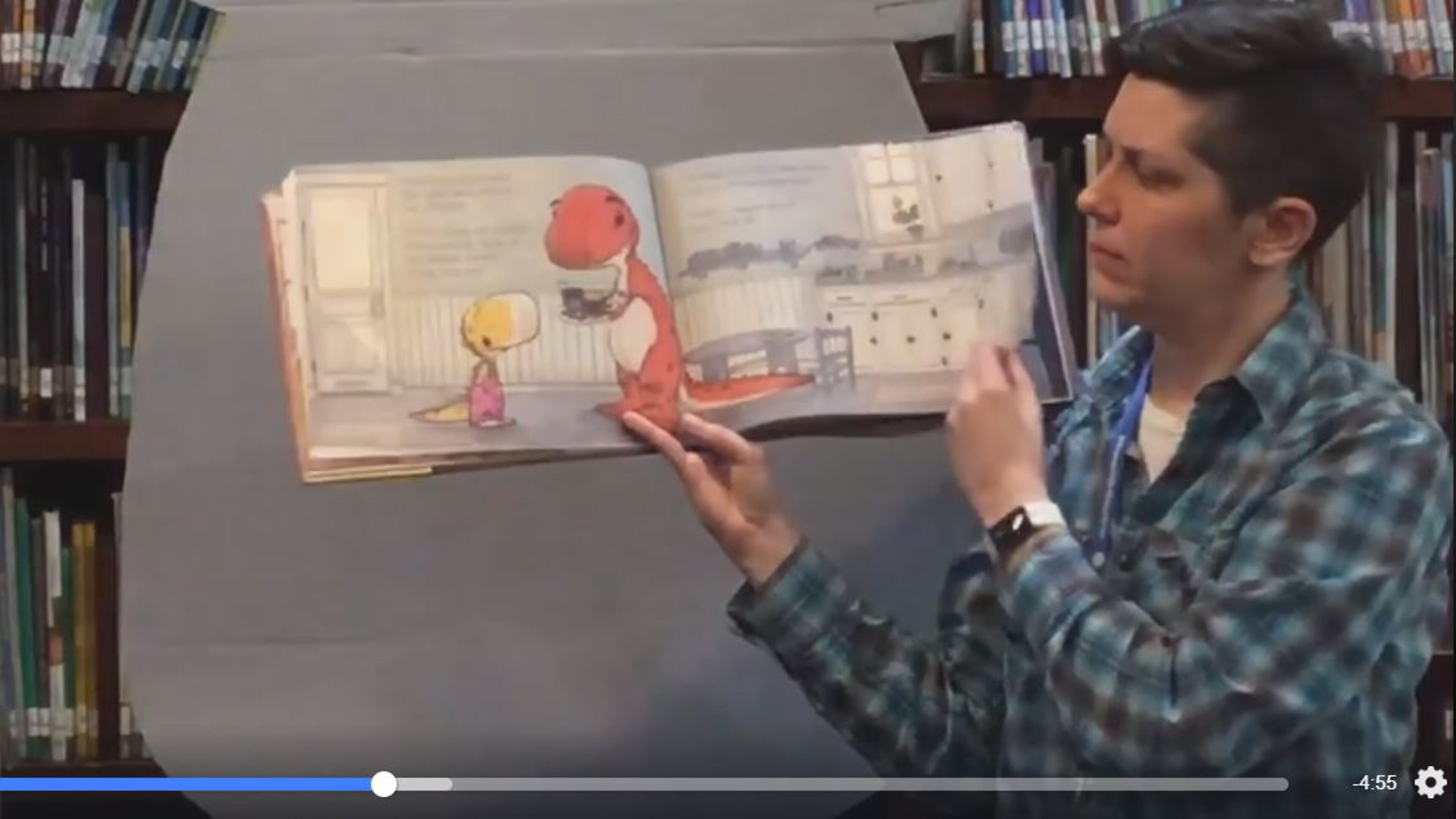 The DeKalb County Public Library system hosts a virtual storytime on its Facebook page.