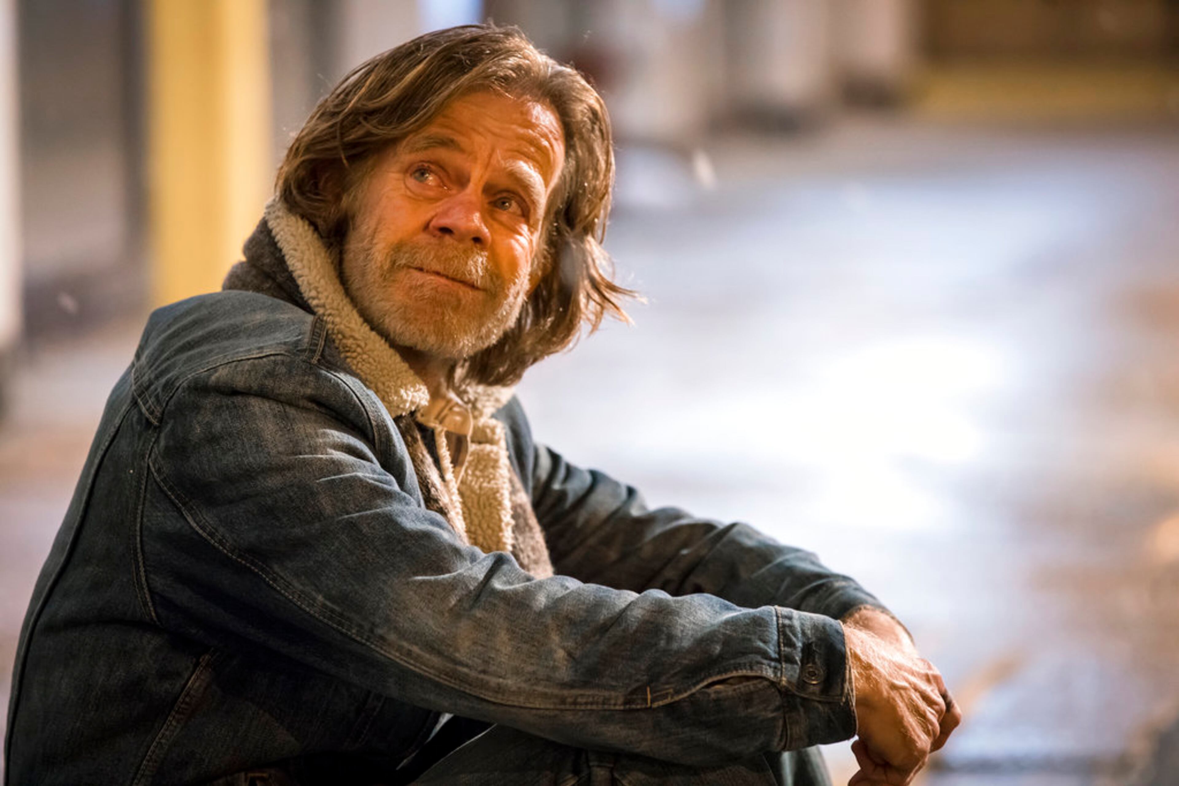 This image released by Showtime shows William H. Macy in a scene from "Shameless." Macy was nominated Thursday for an Emmy for outstanding lead actor in a comedy series for his role. The 70th Emmy Awards will be held on Monday, Sept. 17. (Chuck Hodes/Showtime via AP)