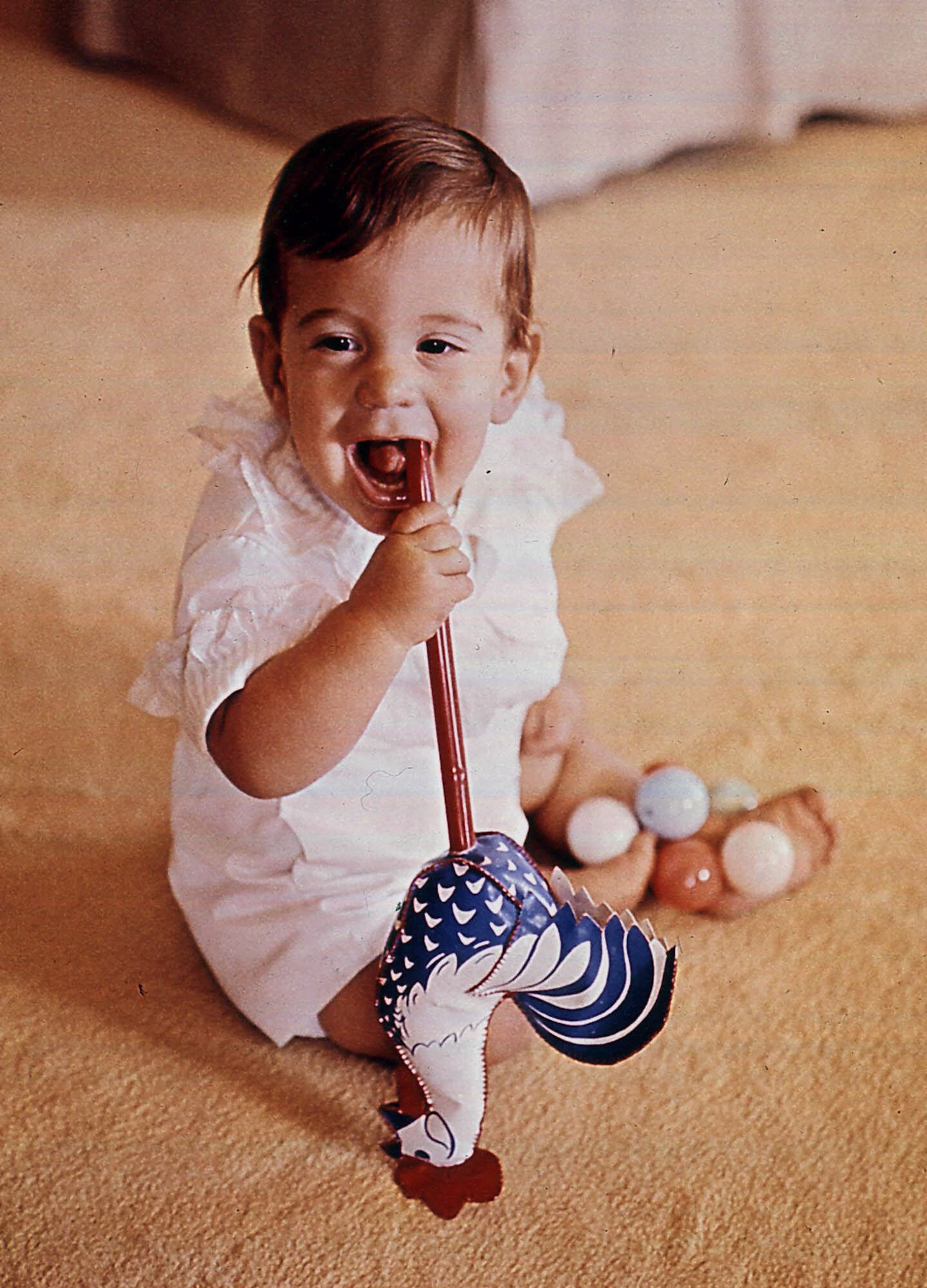 John F. Kennedy Jr. is shown in this Nov. 16, 1961 file photo Kennedy turned one on Nov. 25, 1961. (AP Photo/File)