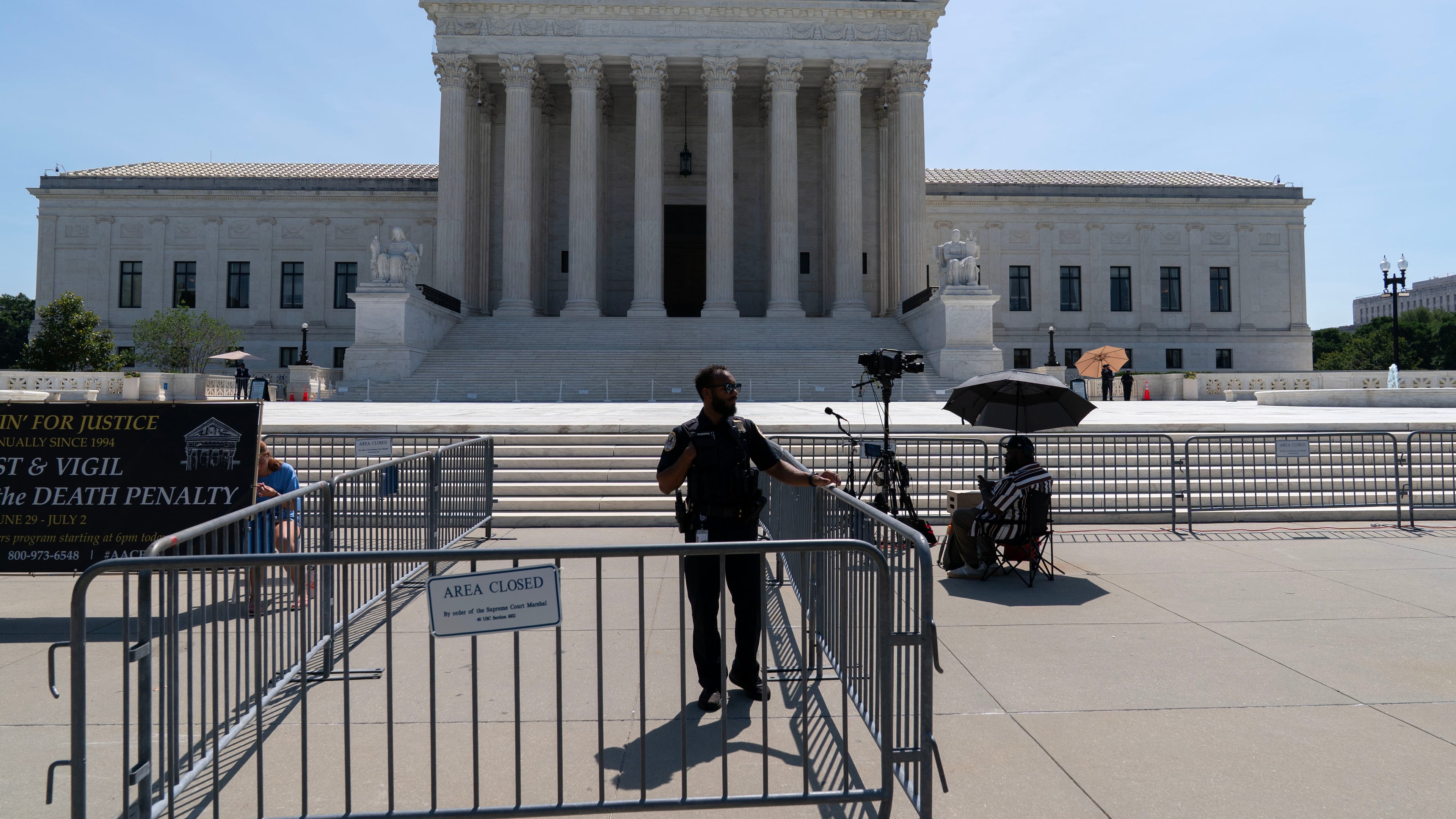 The Supreme Court is seen Tuesday, June 30, 2026, on Capitol Hill in Washington. (AP Photo/Jose Luis Magana)
