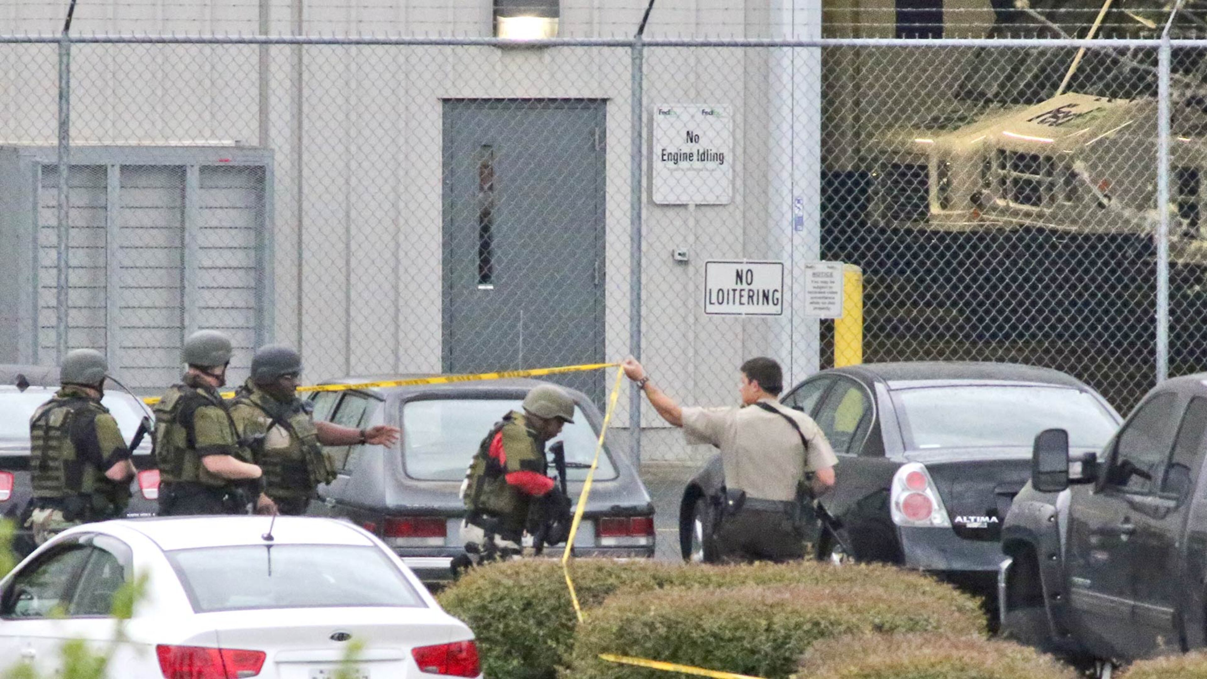Hundreds of law enforcement personnel descended on the FedEx facility in Kennesaw when a gunman shot and injured six employees before killing himself April 29.