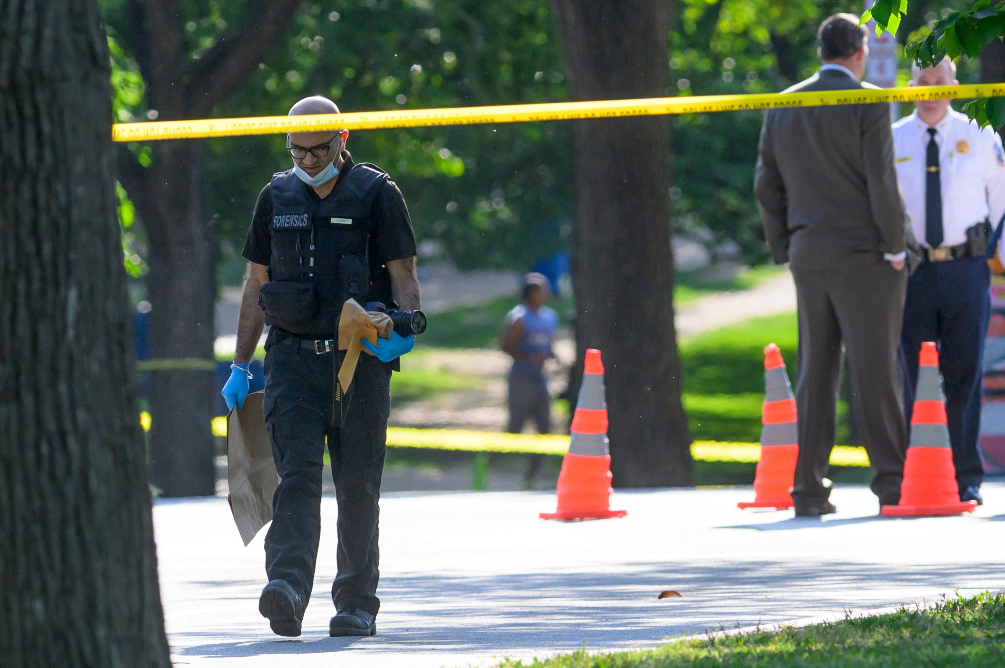 Police Shooting White House
