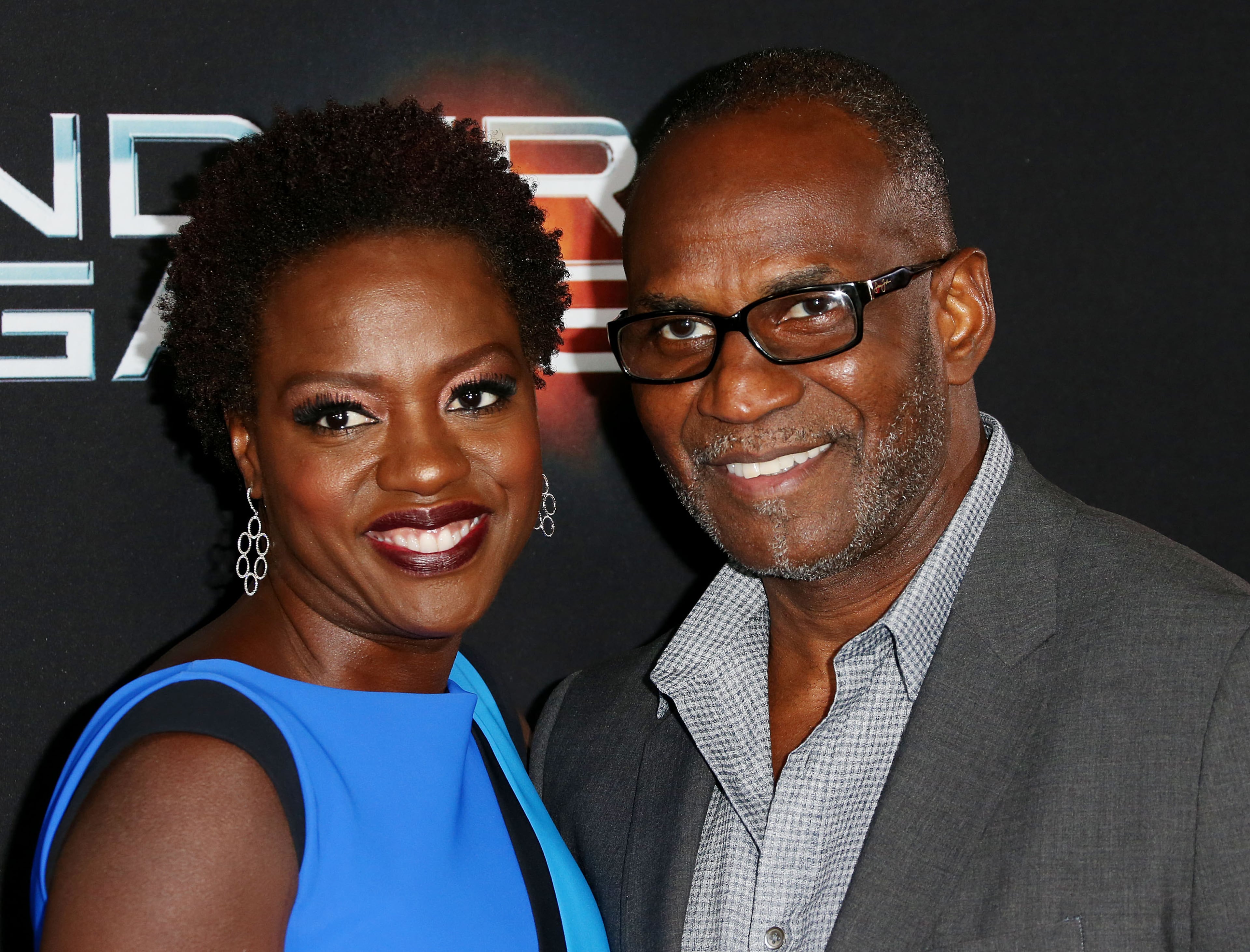 Actress Viola Davis (L) and Julius Tennon attend the Premiere of Summit Entertainment's "Ender's Game" at the TCL Chinese Theatre on October 28, 2013 in Hollywood, California. (Photo by Frederick M. Brown/Getty Images)