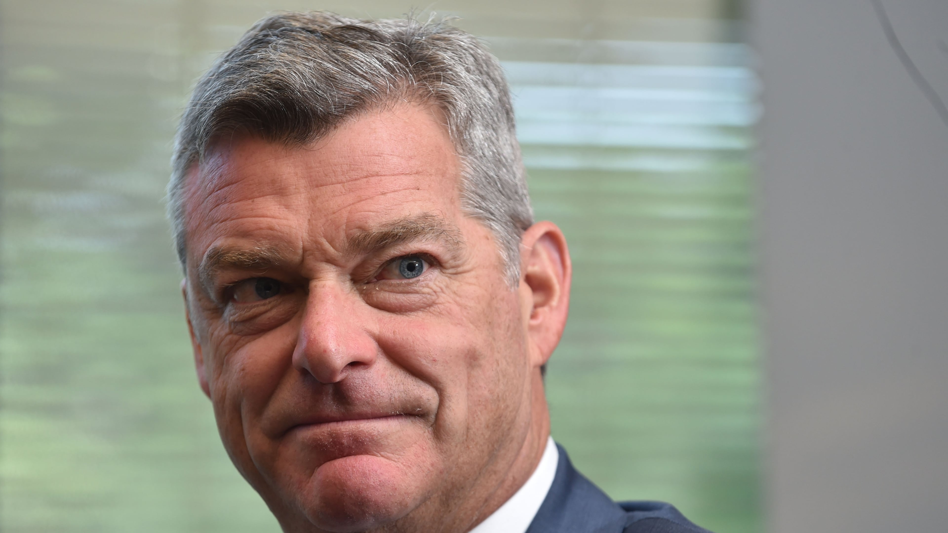 In this file photo, the Hawks’ new owner Tony Ressler is shown meeting with Atlanta Journal- Constitution editors, managers and reporters on Thursday June 25, 2015. (Brant Sanderlin/AJC)