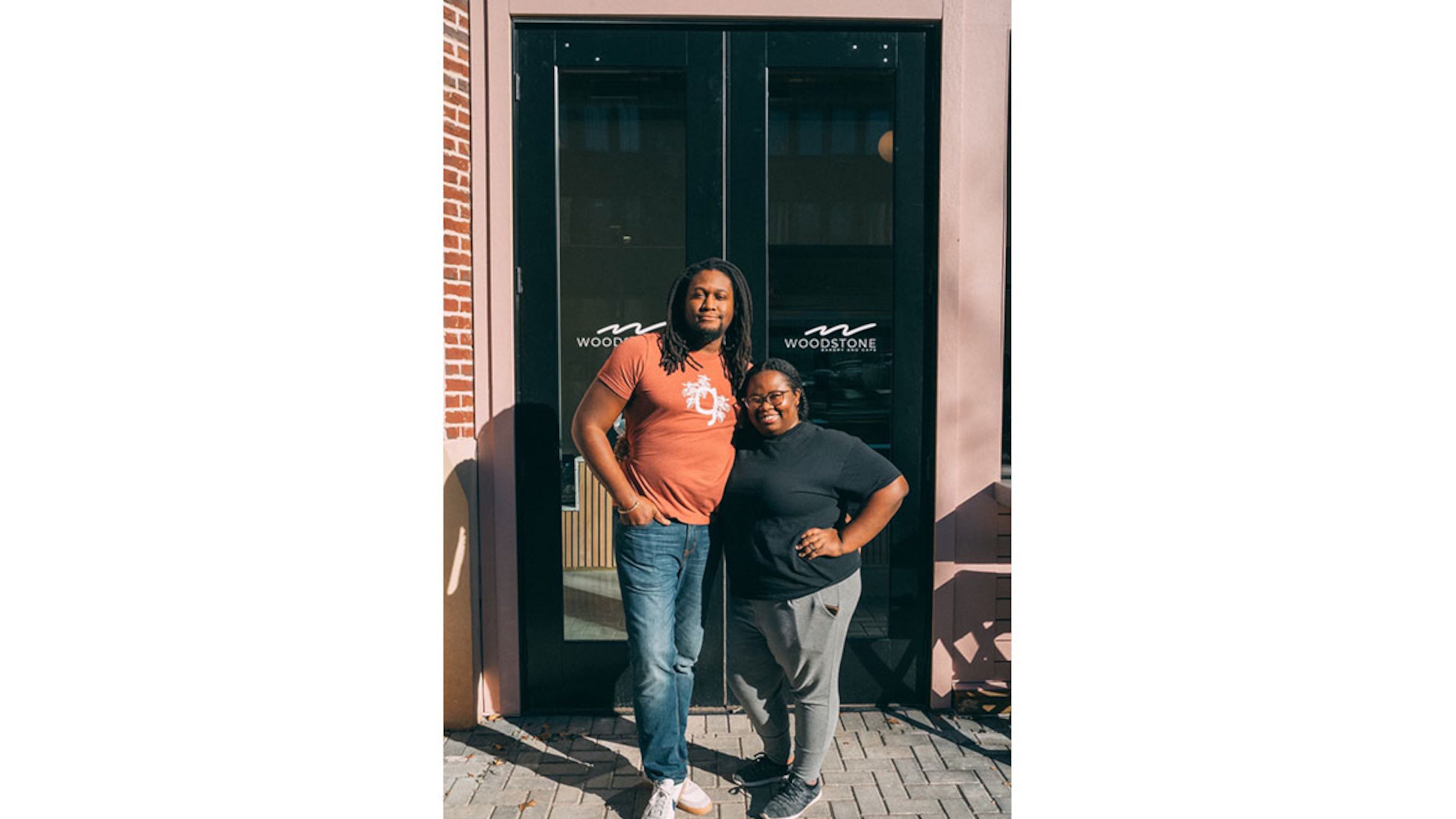 Daniel and Shellane Brown of Woodstone Bakery and Cafe. / Courtesy of Woodstone Bakery and Cafe