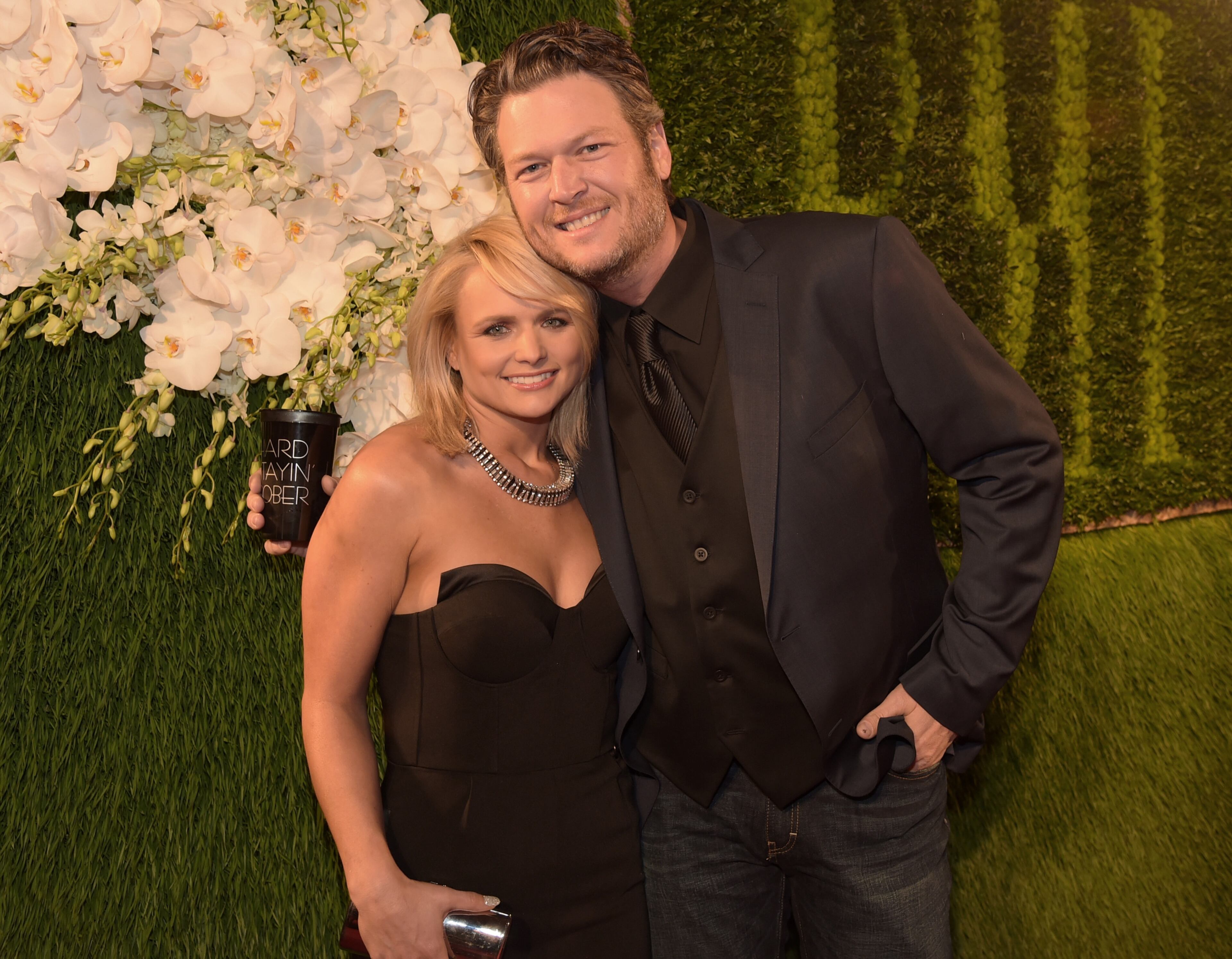 NASHVILLE, TN - NOVEMBER 03: Singers Miranda Lambert and Blake Shelton attend the BMI 2014 Country Awards at BMI on November 3, 2014 in Nashville, Tennessee. (Photo by Rick Diamond/Getty Images for BMI)