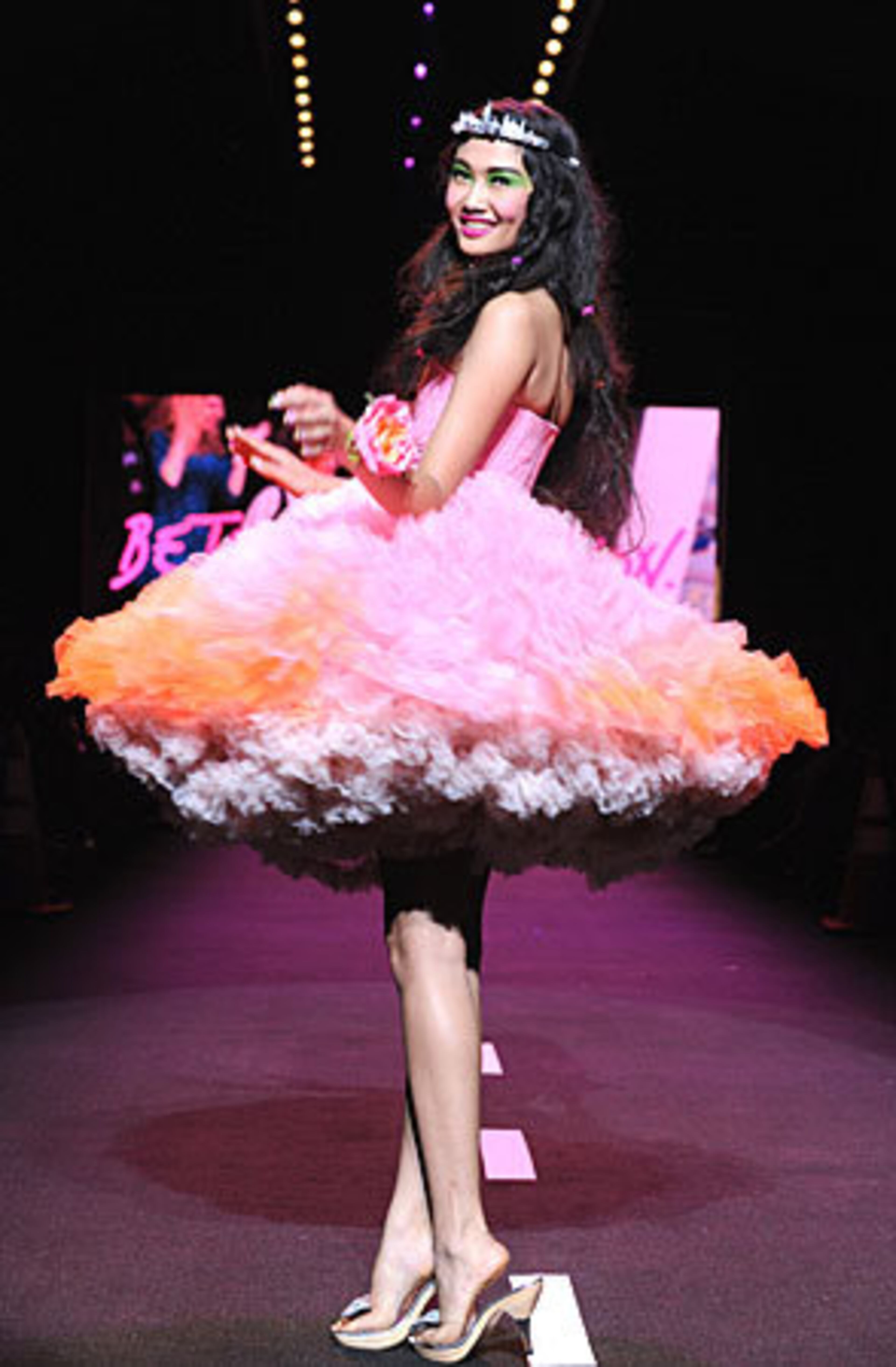 The Betsey Johnson spring 2011 collection is shown during Fashion Week in New York, Monday, Sept. 13, 2010.