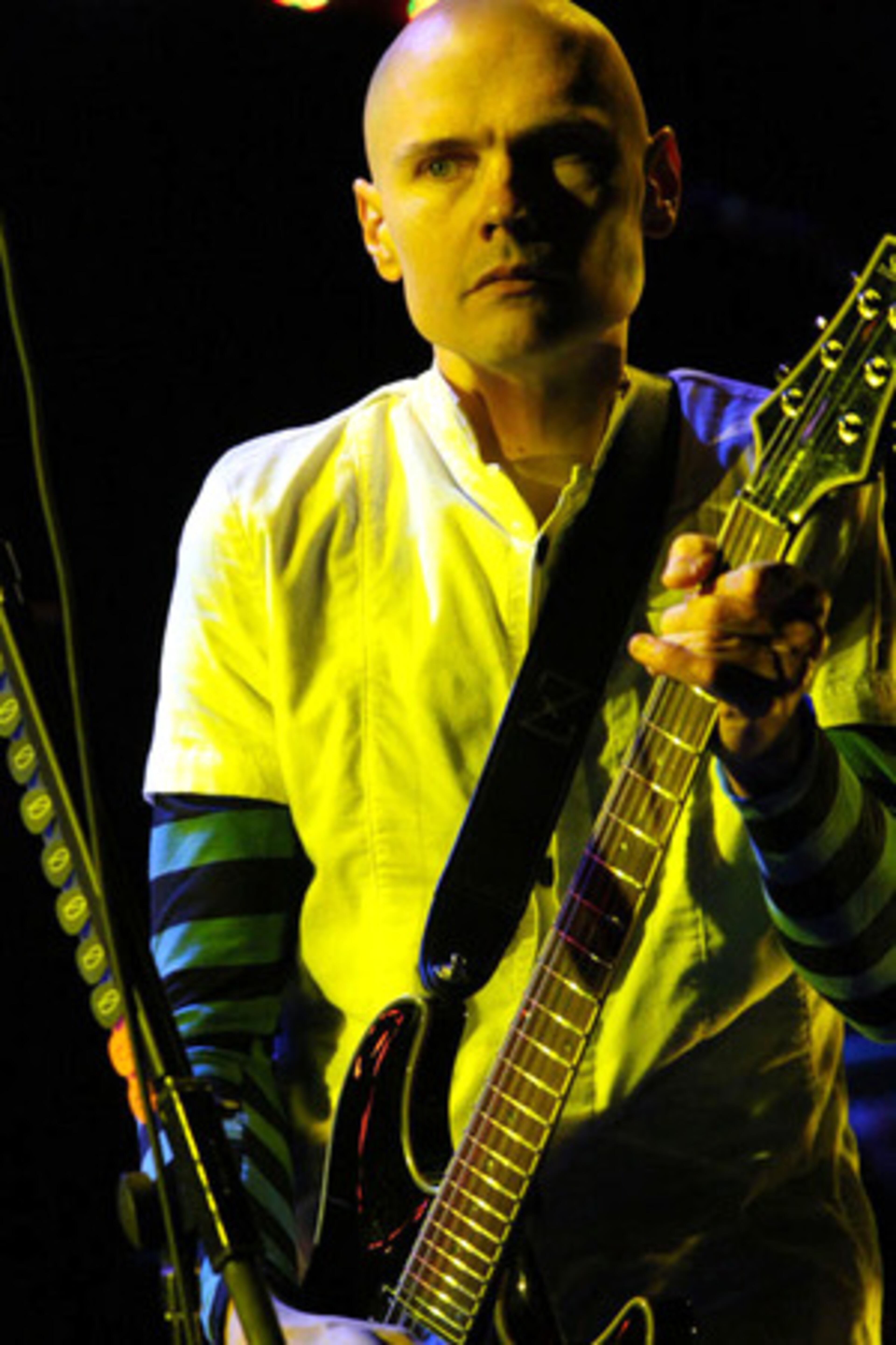 Singer-guitarist-songwriter William Patrick Corgan, Jr. was born on March 17, 1967 in Elk Grove Village, Illinois. His father, William Corgan Sr., was a blues guitarist. Billy's musical interests growing up included heavy metal bands like Led Zeppelin and Black Sabbath, alternative rock like Bauhaus, The Cure, and The Smiths, and mainstream rockers Queen, Boston, ELO, and Cheap Trick.