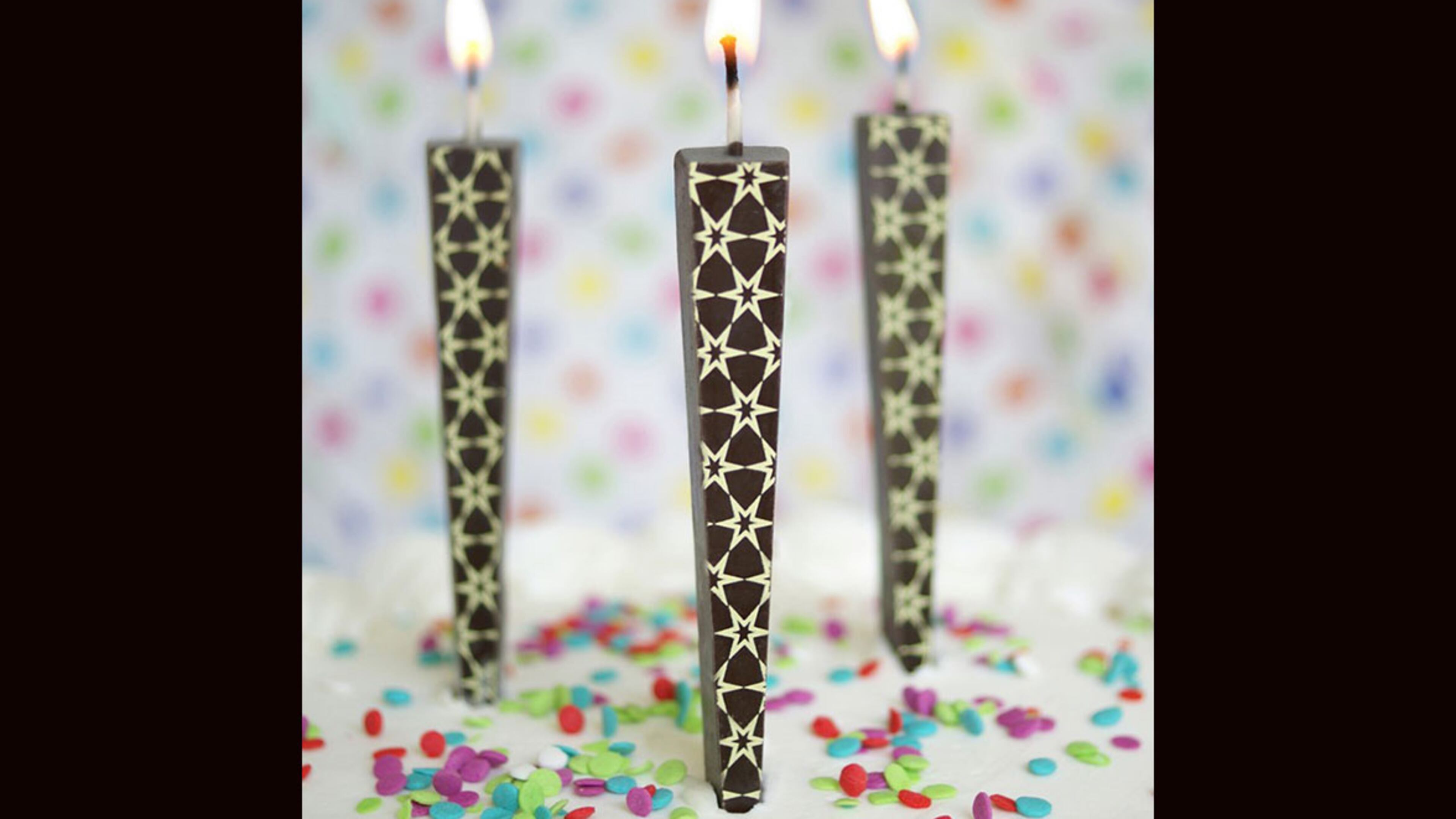 Chocolate candles from Let Them Eat Candles. / Courtesy of Bob Michelson