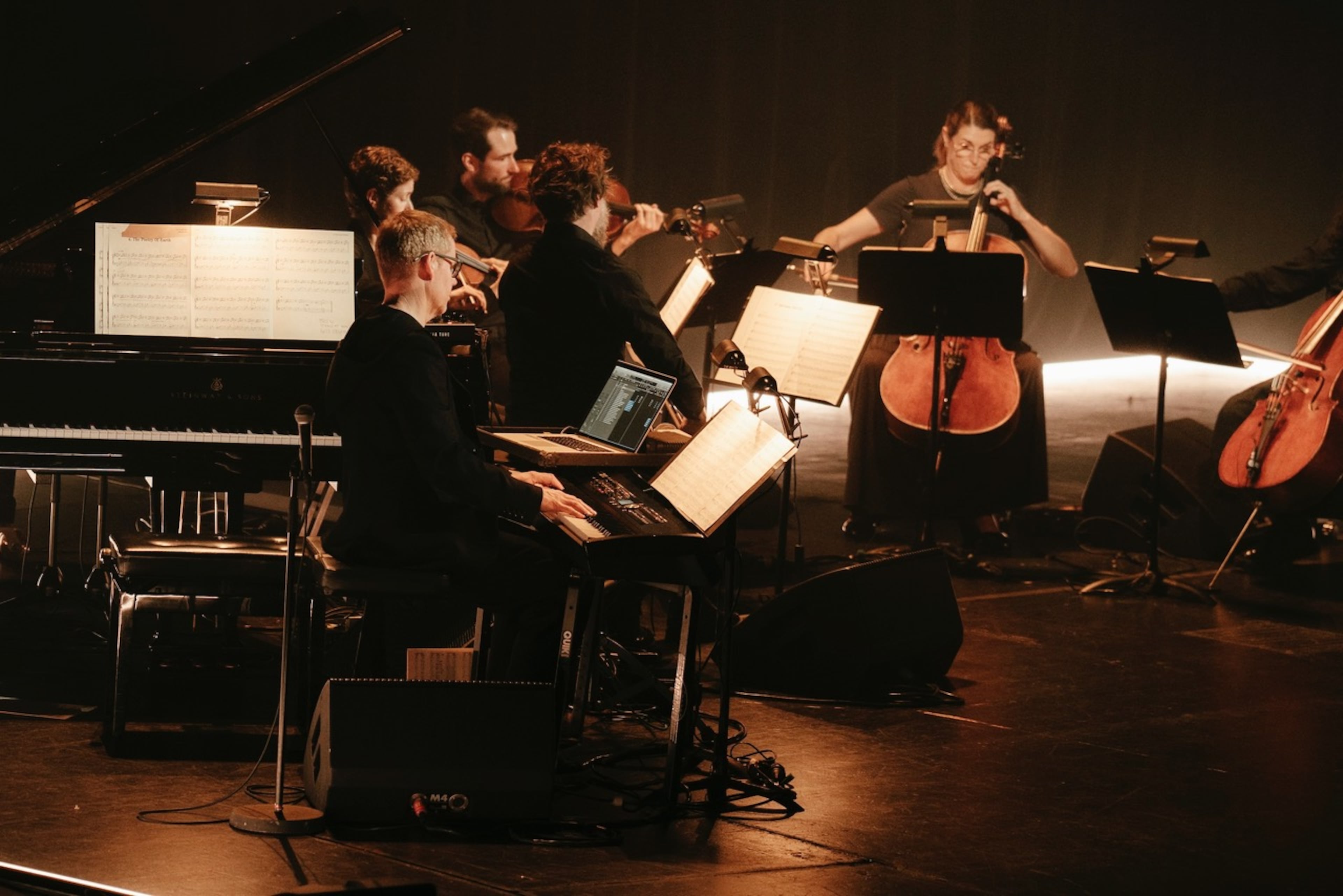 Max Richter and his ensemble will perform at Symphony Hall on June 12. (Courtesy of Mike Terry)
