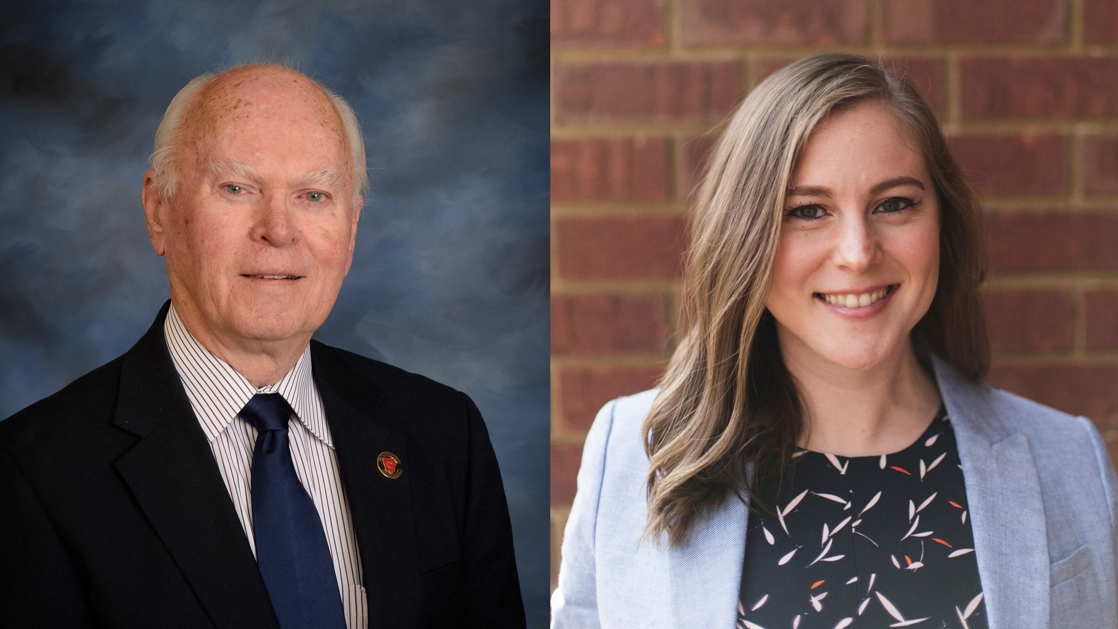 Cobb County School Board incumbent David Banks, a Republican, defeated his Democratic challenger, Julia Hurtado, in the Nov. 3 election. Credit: Cobb County Schools and Julia Hurtado