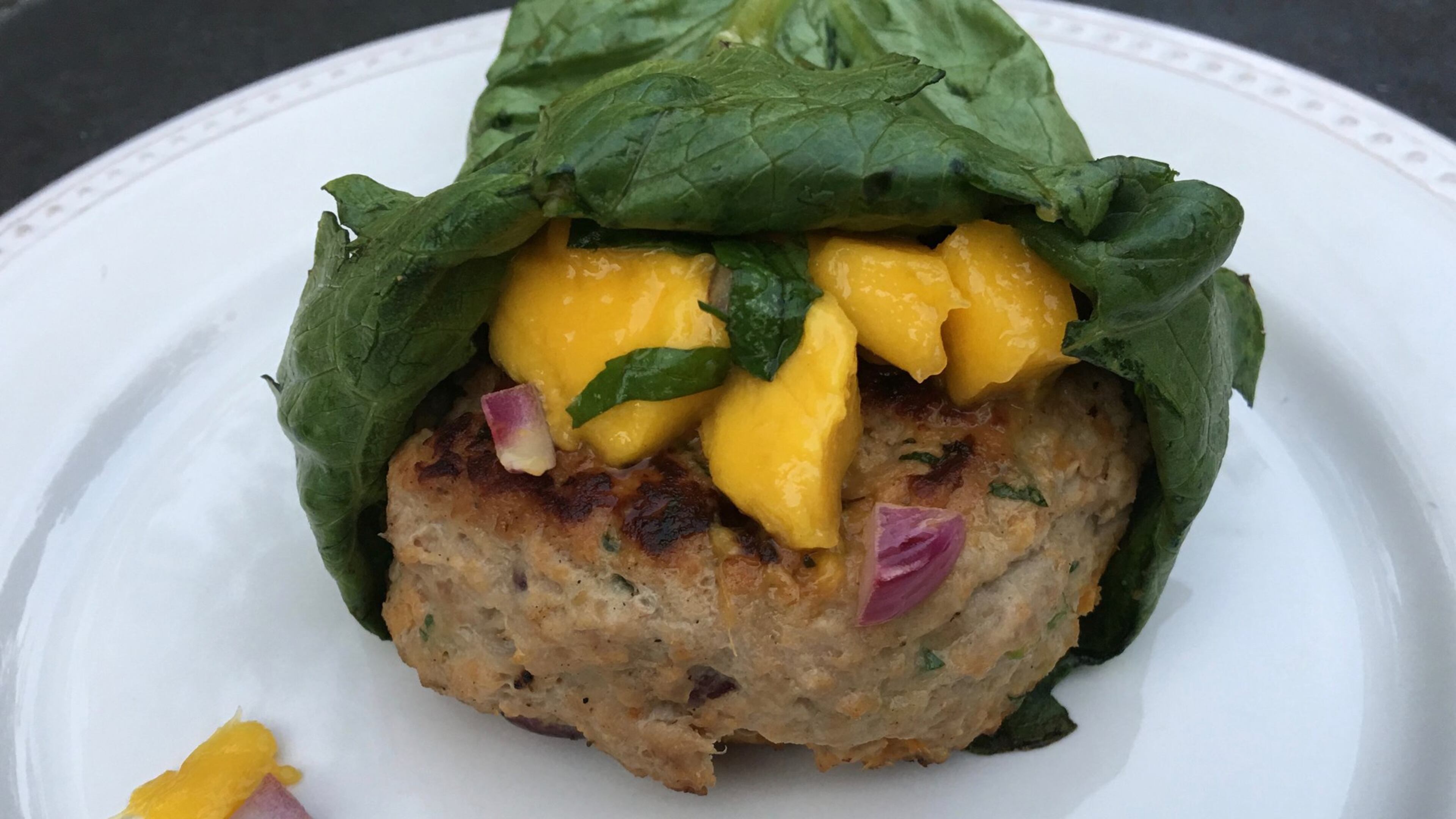 Unexpected ingredients make this turkey burger fresh and flavorful. CONTRIBUTED BY KELLIE HYNES