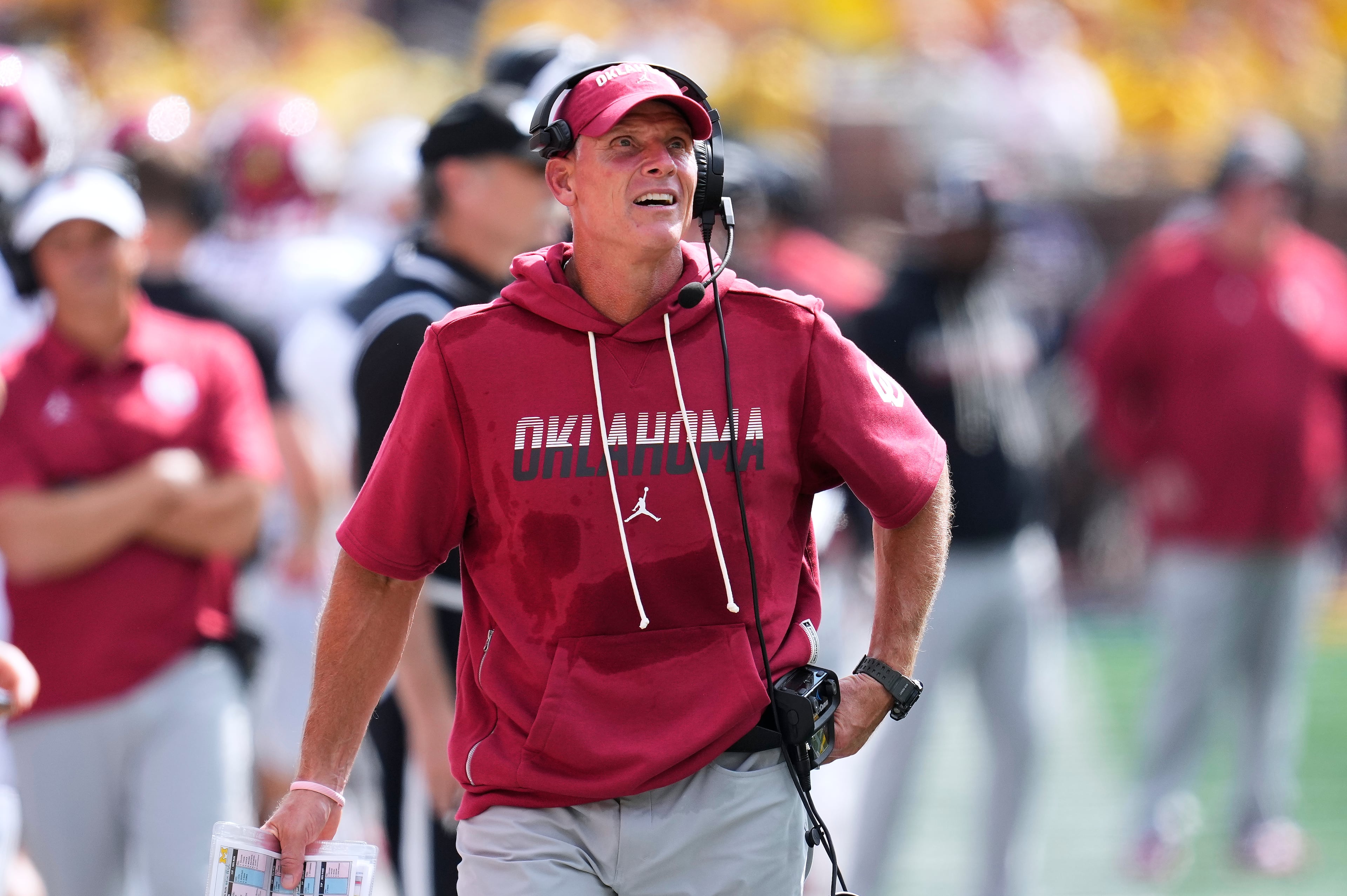Oklahoma Michigan Football Brent Venables