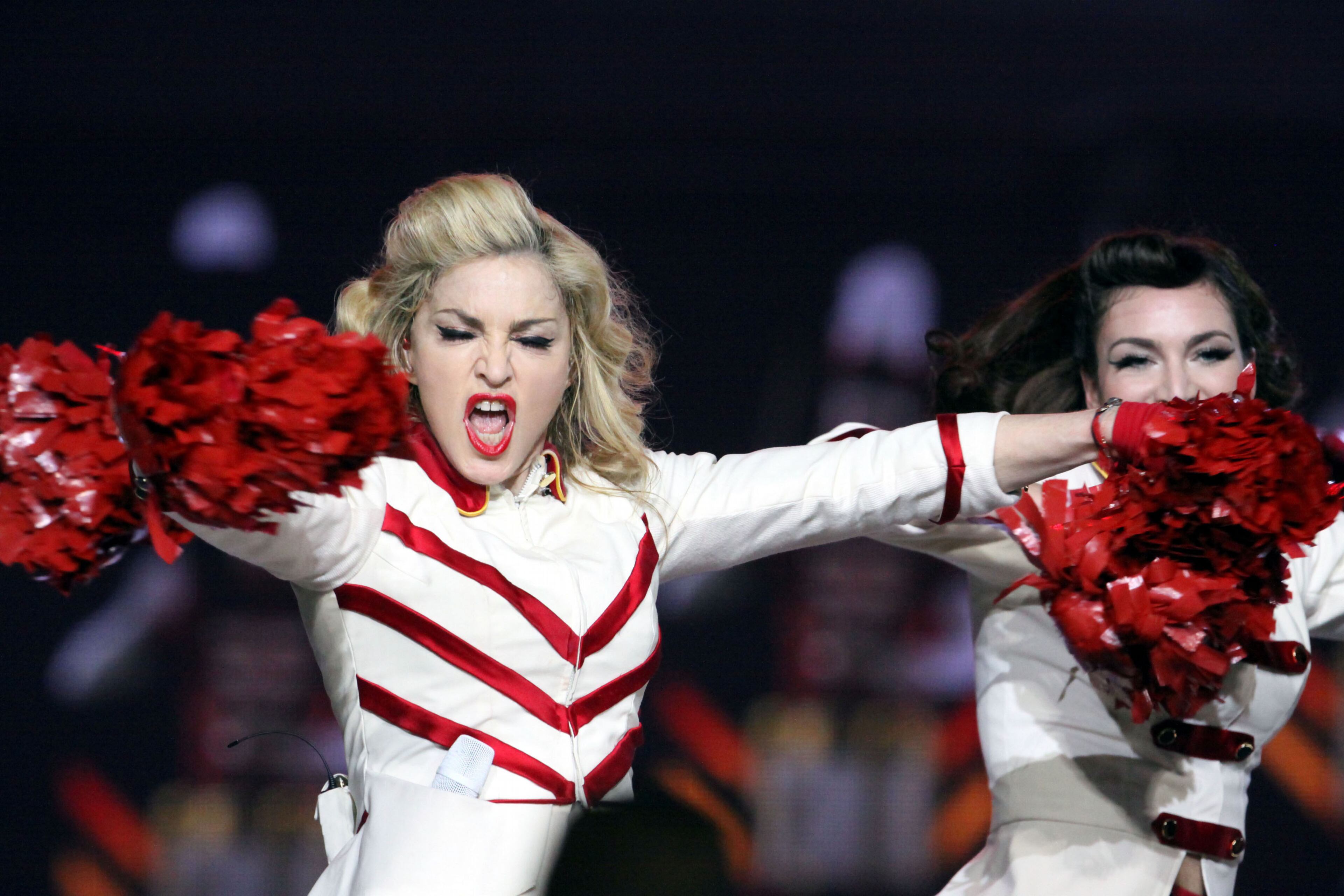 Madonna was booed during a concert in New Orleans when she shouted to the crowd: "Are you all registered to vote? ... I don't care who you vote for as long as it's Obama."