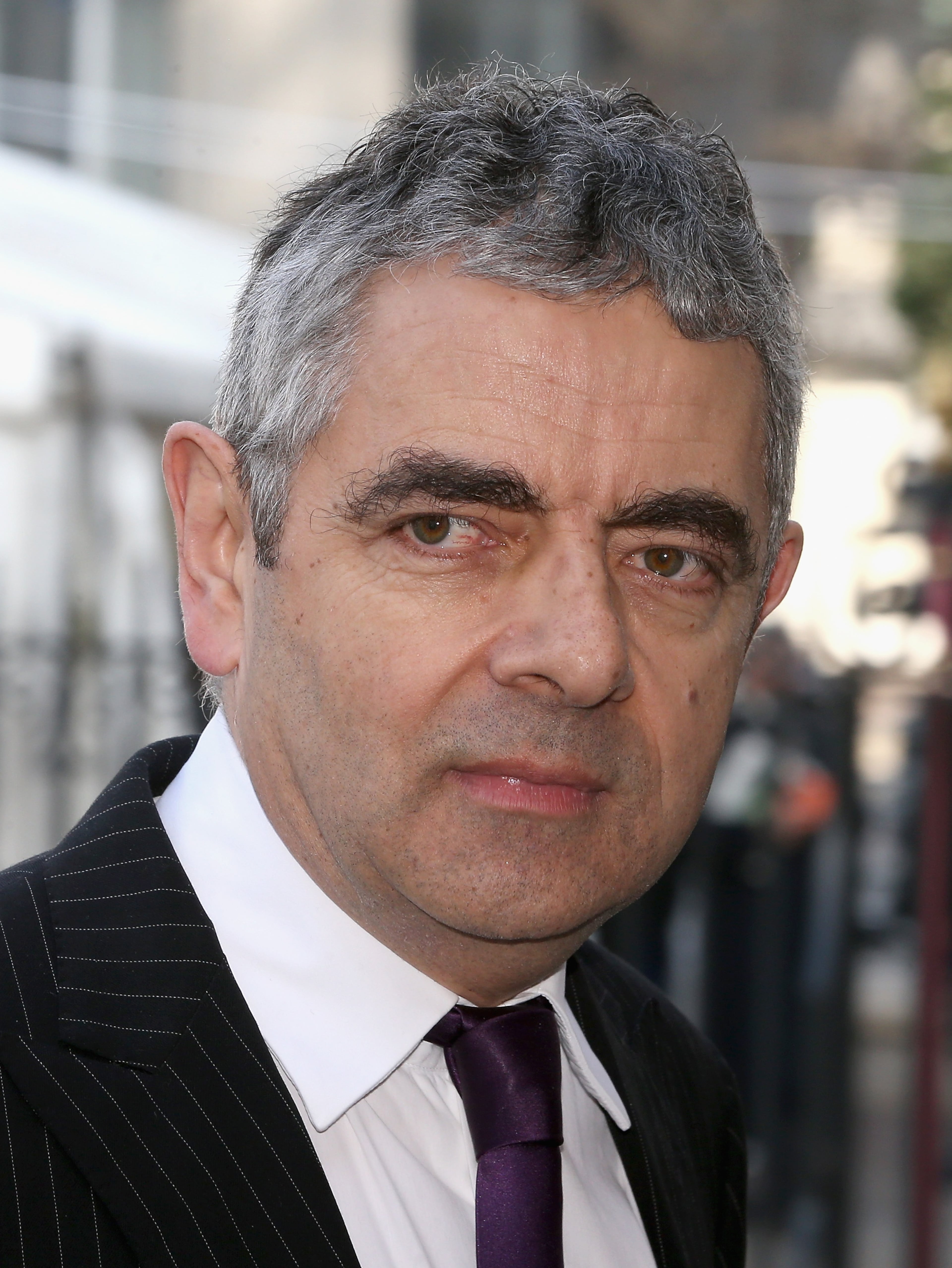 LONDON, ENGLAND - MARCH 13: Rowan Atkinson attends a memorial service for Sir David Frost at Westminster Abbey on March 13, 2014 in London, England. (Photo by Chris Jackson/Getty Images)