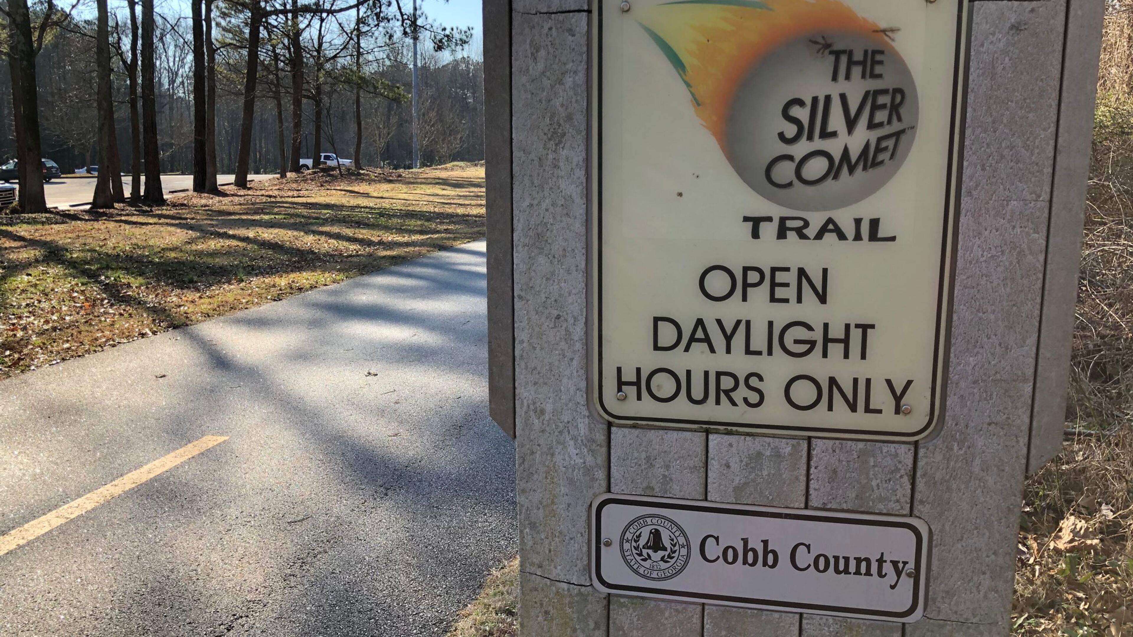 The Silver Comet Trail runs from Cobb County to Anniston, Ala.