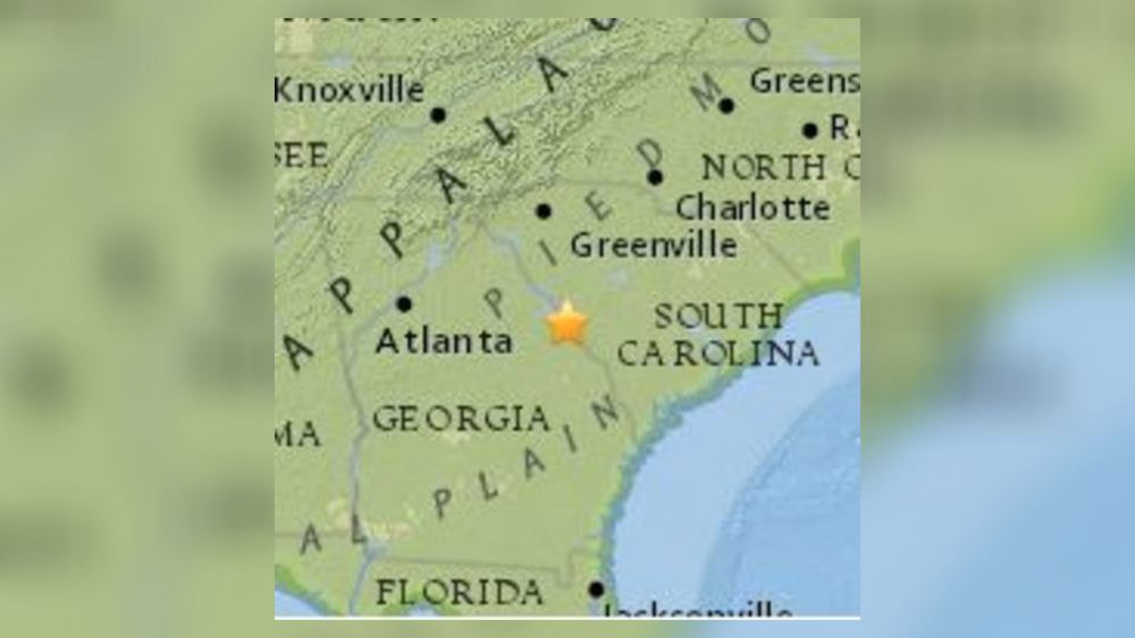 A 2.5 magnitude earthquake was felt early Friday near Augusta. (Credit: earthquake.usgs.gov)