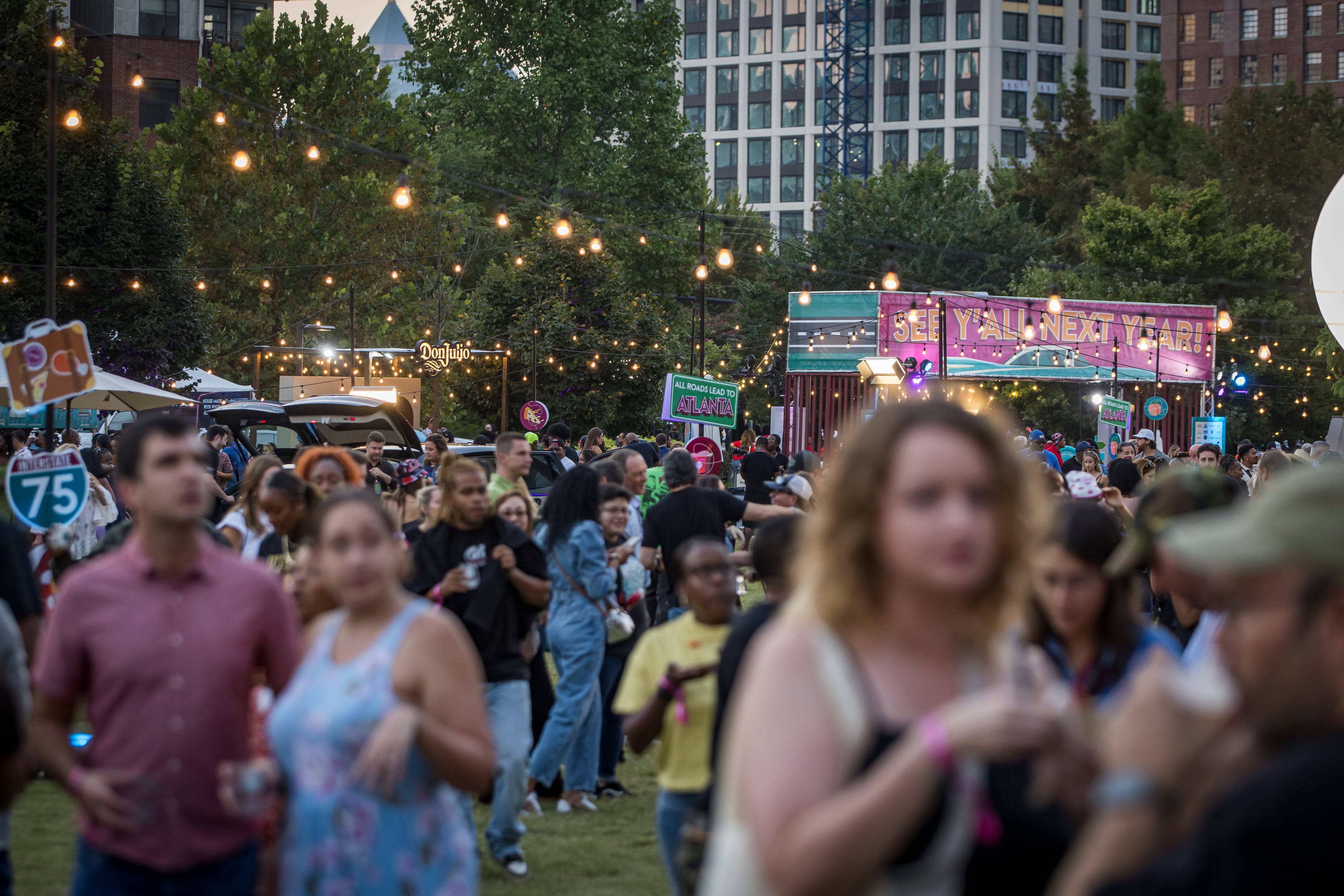 AFWF Tasting Tents, Friday (2024). (Credit: Raftermen Photography, courtesy of Atlanta Food & Wine Festival)