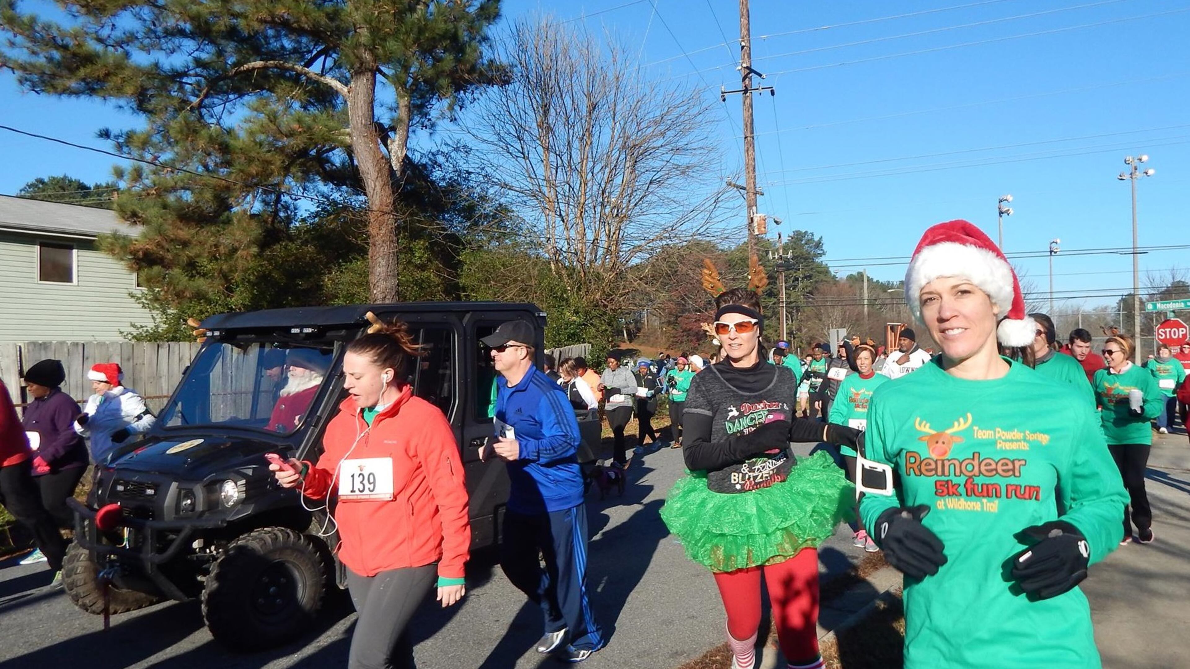 Certain Powder Springs roads will be closed for the Christmas Tree Lighting on Friday and the Reindeer 5K Fun Run on Saturday. Courtesy of Powder Springs