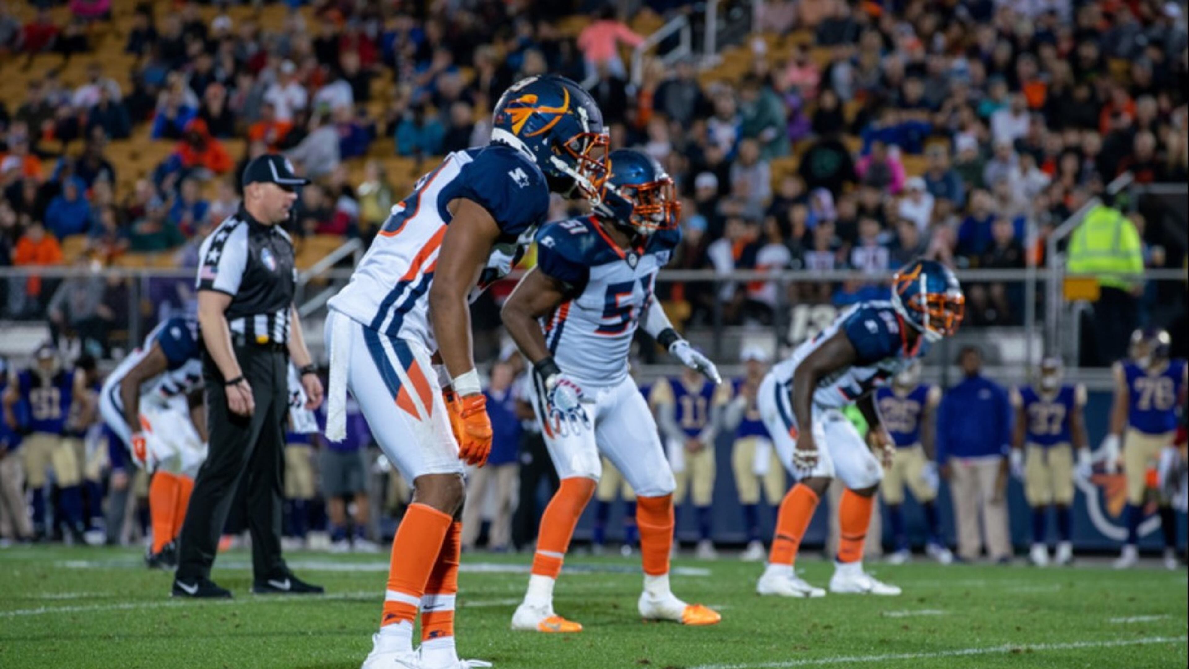 The Orlando Apollos, a team with the brand-new Alliance of American Football league, began practicing in South Georgia Tuesday. Photo courtesy of the Alliance of American Football.