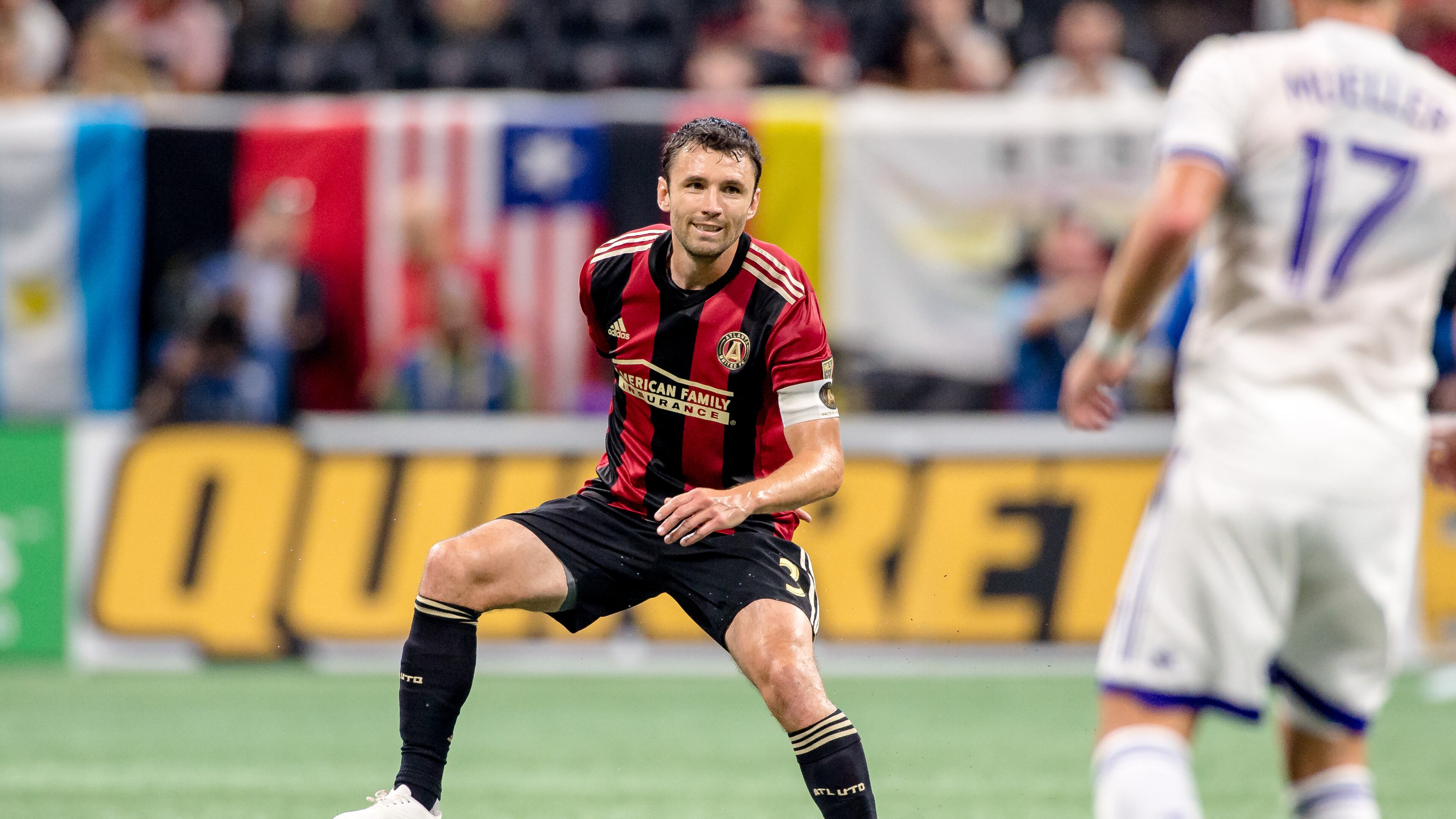Michael Parkhurst, veteran defender and captain for Atlanta United.