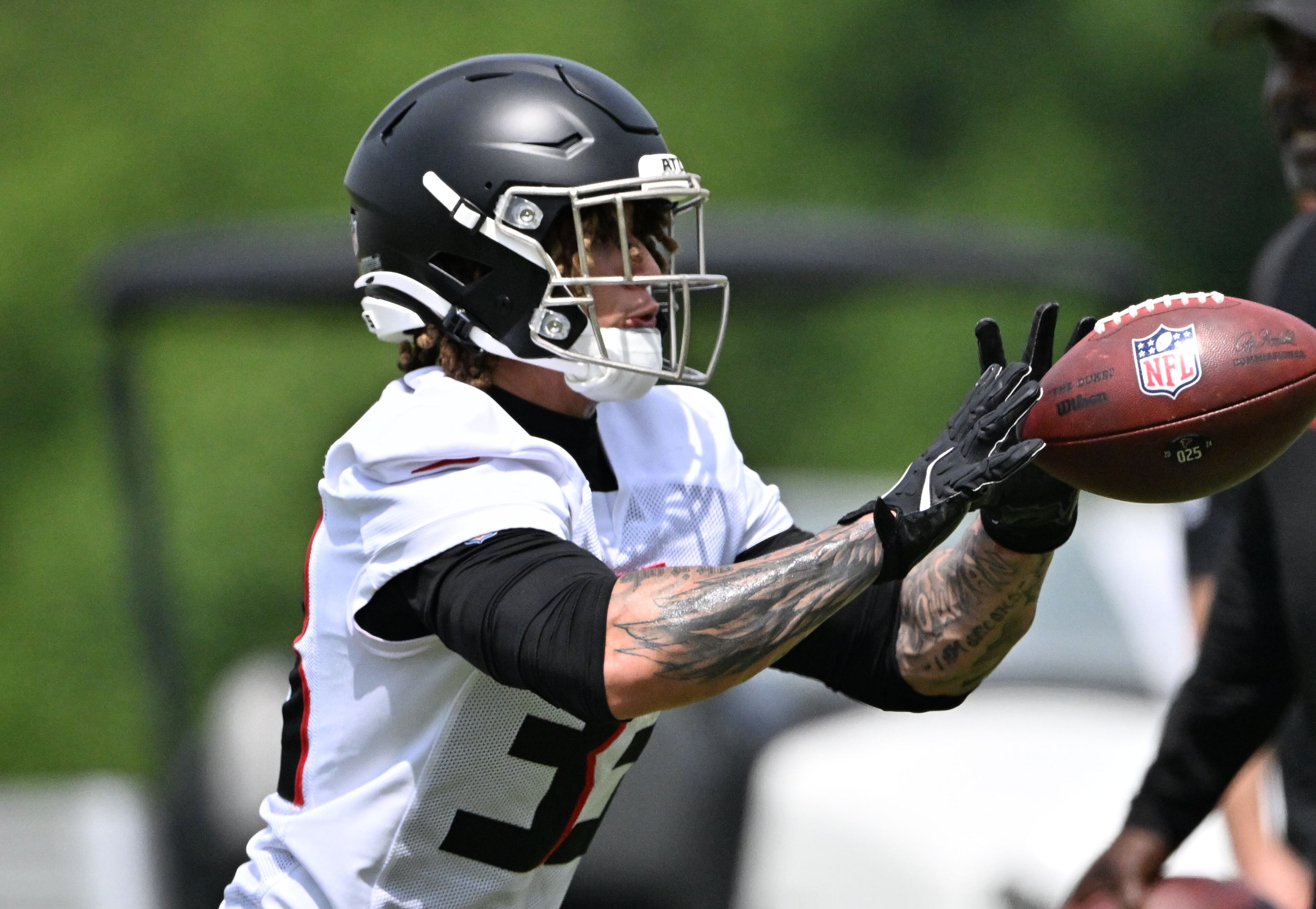 Defensive back Billy Bowman Jr. during rookie minicamp in May.