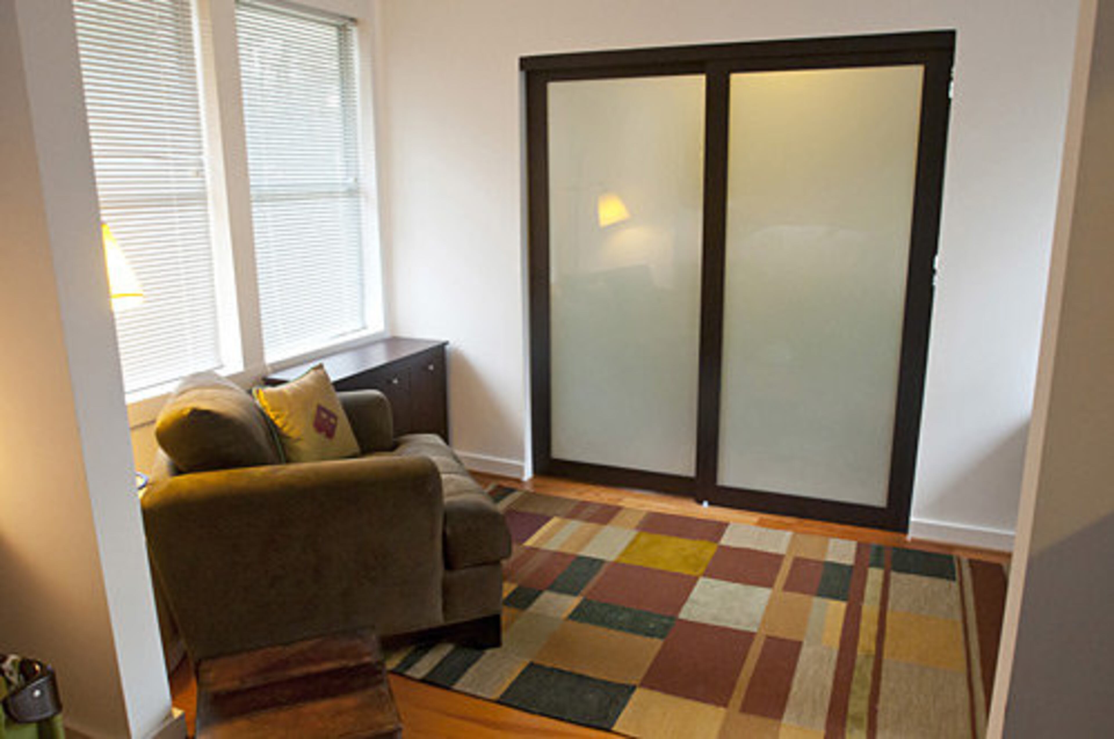 "The only tweaking that we had to do structurally was a gut-wrenching conversion of an incredibly beautiful master closet back into one of the original bedrooms," she said.