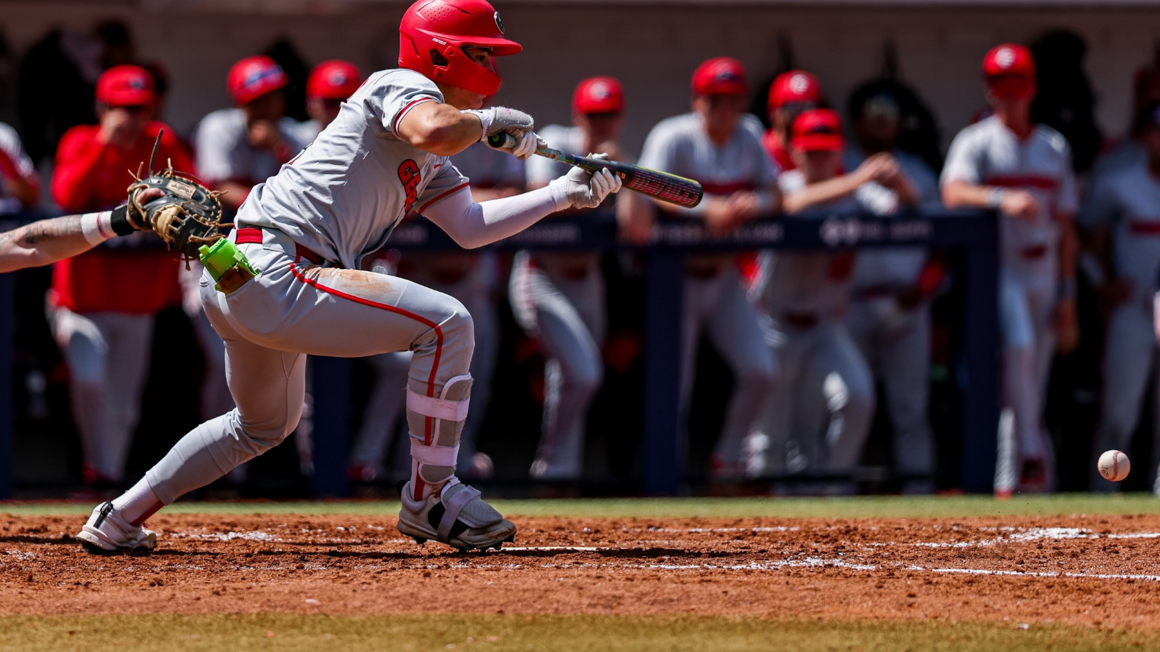 Georgia’s Kenny Ishikawa, who broke his foot in February, is back on the diamond. He's been moved from right field to left to fill the spot left open by Henry Allen's injury. (Courtesy UGA Athletics)