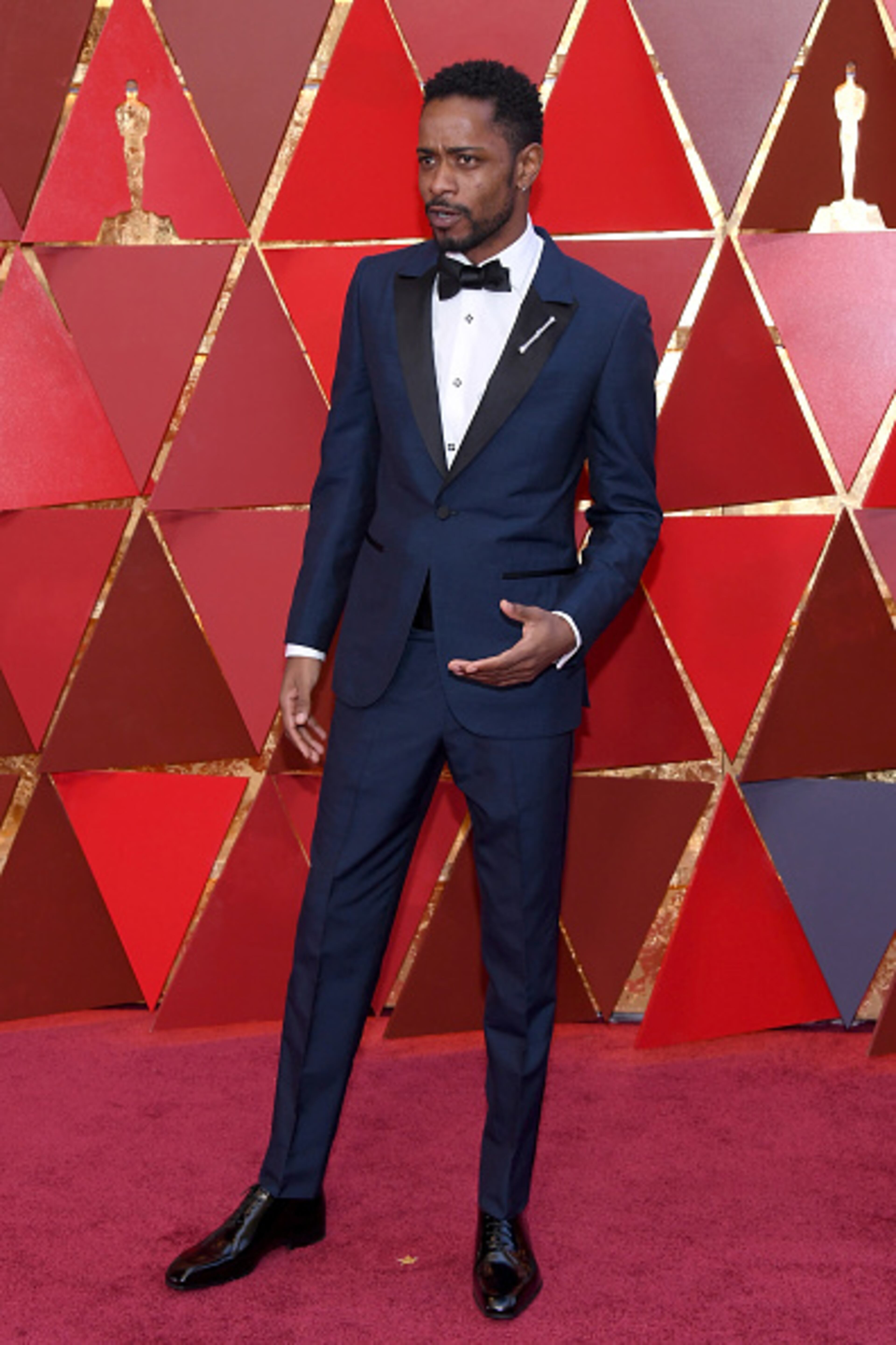 HOLLYWOOD, CA - MARCH 04: Lakeith Stanfield attends attends the 90th Annual Academy Awards at Hollywood & Highland Center on March 4, 2018 in Hollywood, California. (Photo by Kevork Djansezian/Getty Images)