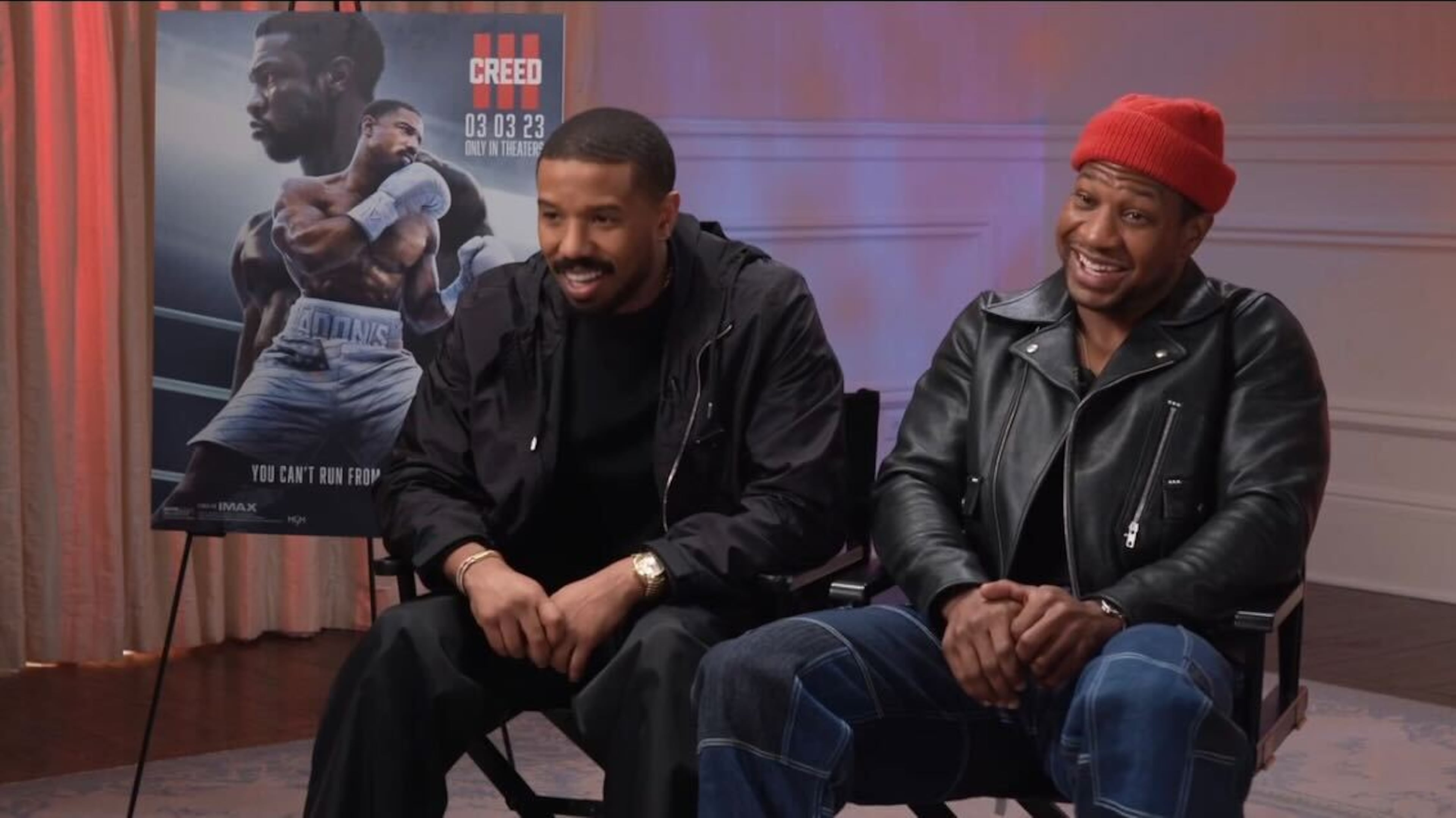 Michael B. Jordan and Jonathan Majors