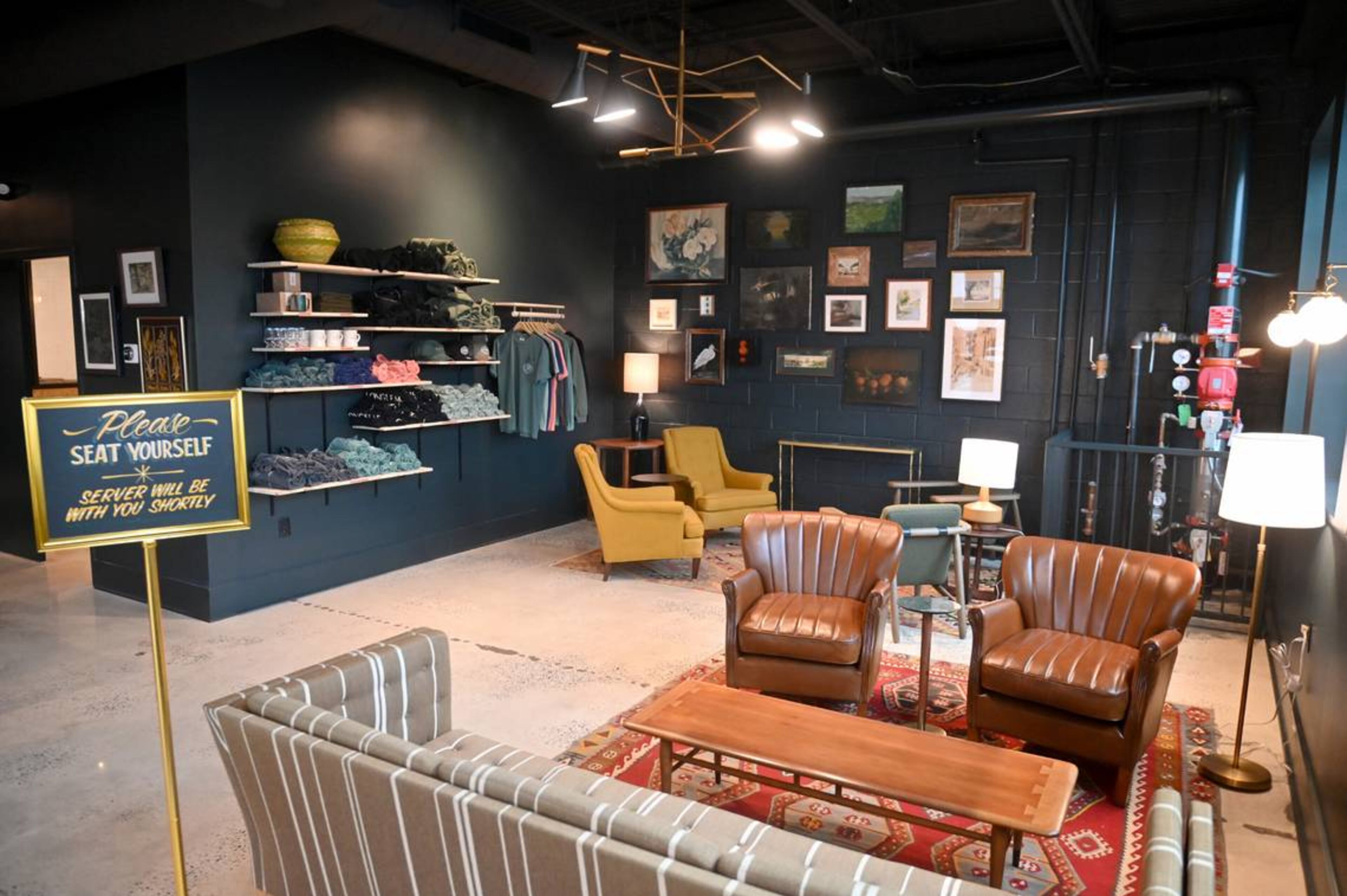Seating available in the bar area at Longleaf Distillery at 664 Second St. in downtown Macon. (Photo Courtesy of Jason Vorhees/The Telegraph)