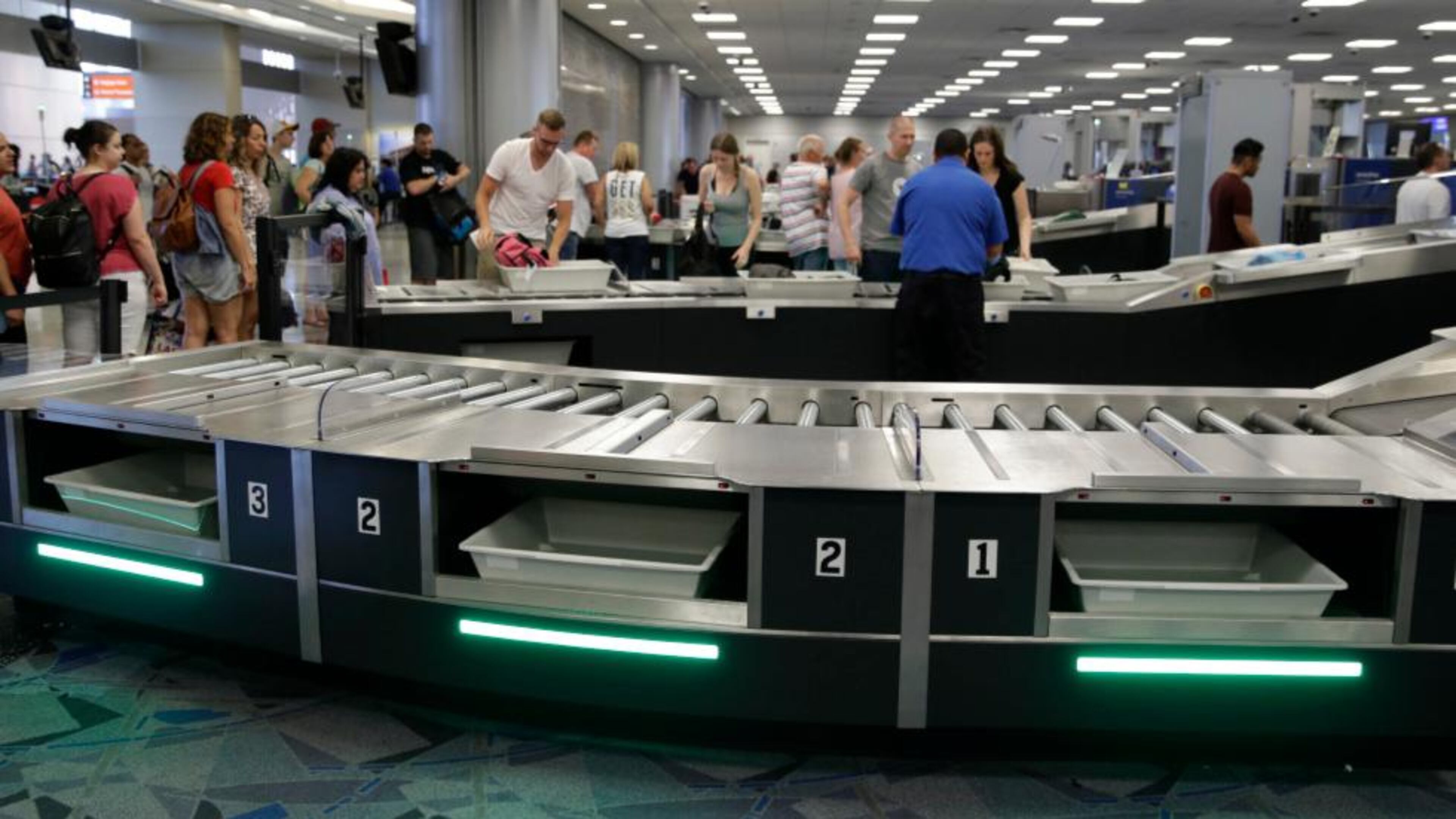 Newly installed automated security lanes at McCarran International airport were up and running in Sept. On Tuesday TSA agents stopped a passenger after finding a dead cougar in his suitcase. The animal had a valid Utah State Fish and Game tag on it.