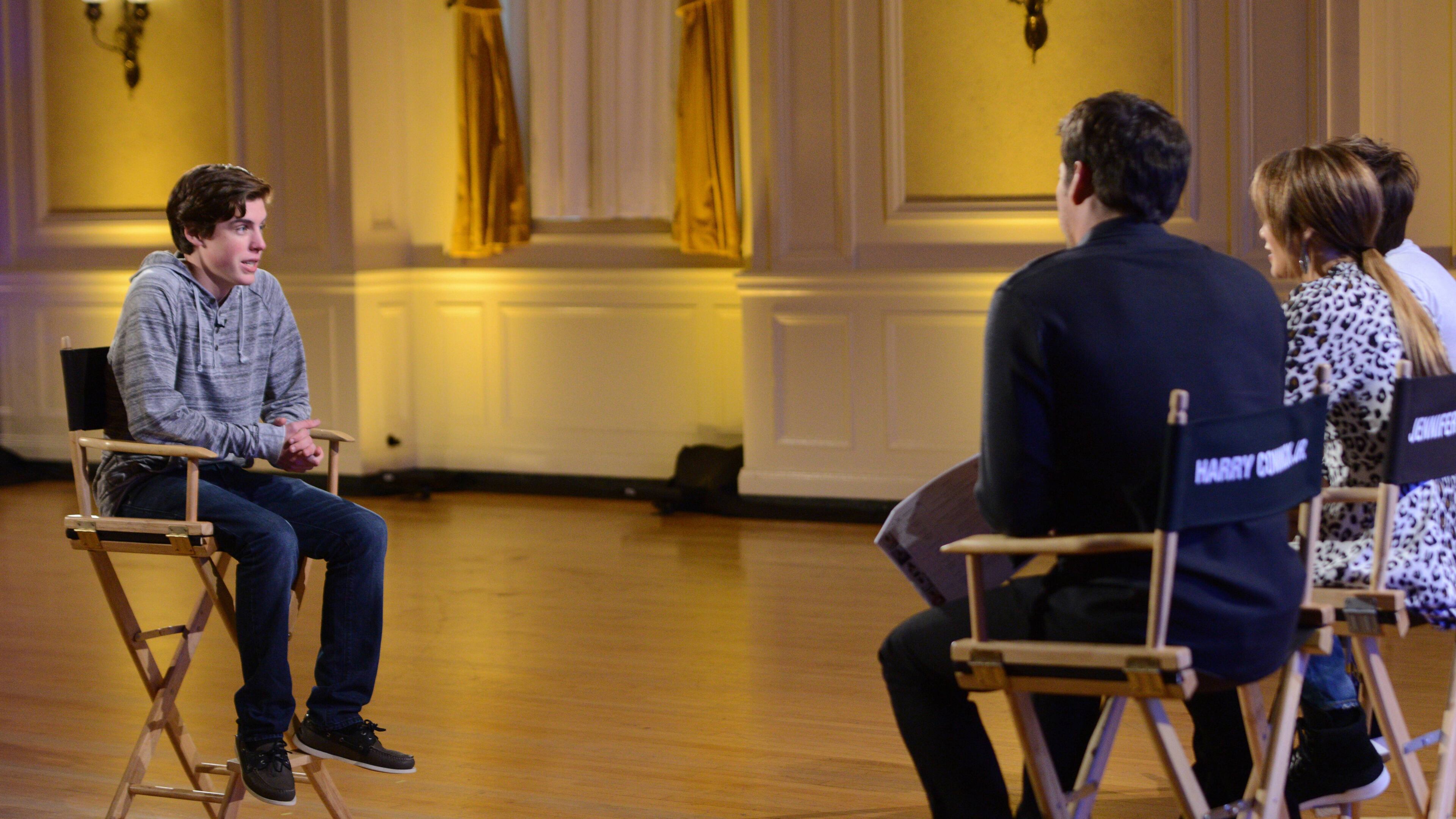 AMERICAN IDOL XIII: Contestants hear if they move on to the next round in the all-new "Hollywood"episode of AMERICAN IDOL XIII airing Wednesday, Feb. 12 (8:00-10:00 PM ET/PT) on FOX. CR: FOX. Copyright 2014 FOX BROADCASTING. Sam Woolf gets a yes from the judges on Wednesday's episode. CREDIT: Fox