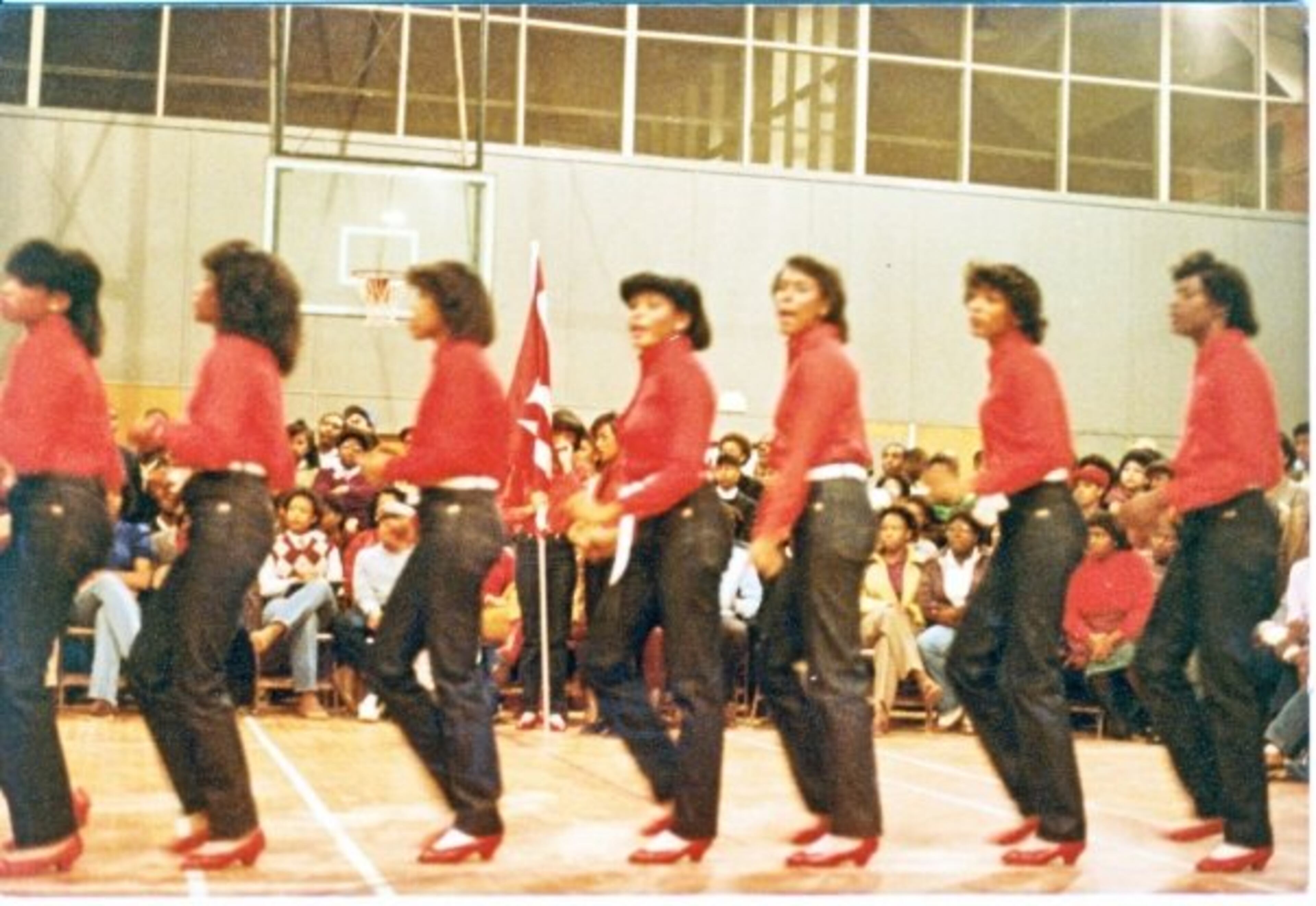 A year later, Dana Price was welcoming a new class of ducks.Hell Week in the Fall of 1983 at Alabama State University. Arlesa Houser, number 11 of the 26 Sweet Sensations, and her line sisters march to their probate show on Nov. 17, 1983. It was just a few days before they crossed the burning sands.