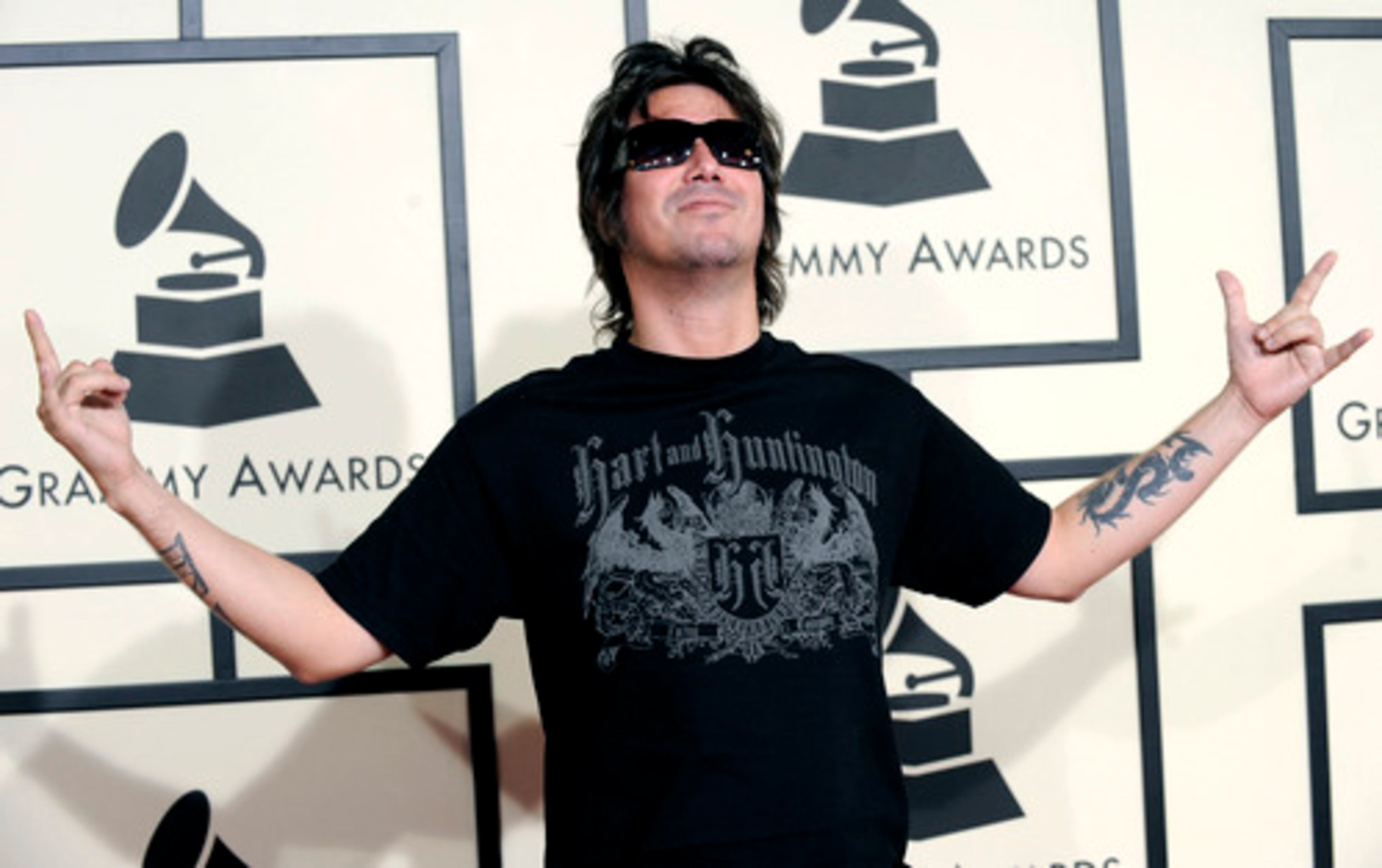 Emilio Regueira, of the Panamanian band Rabanes (nominated for Best Latin Rock Or Alternative Album)