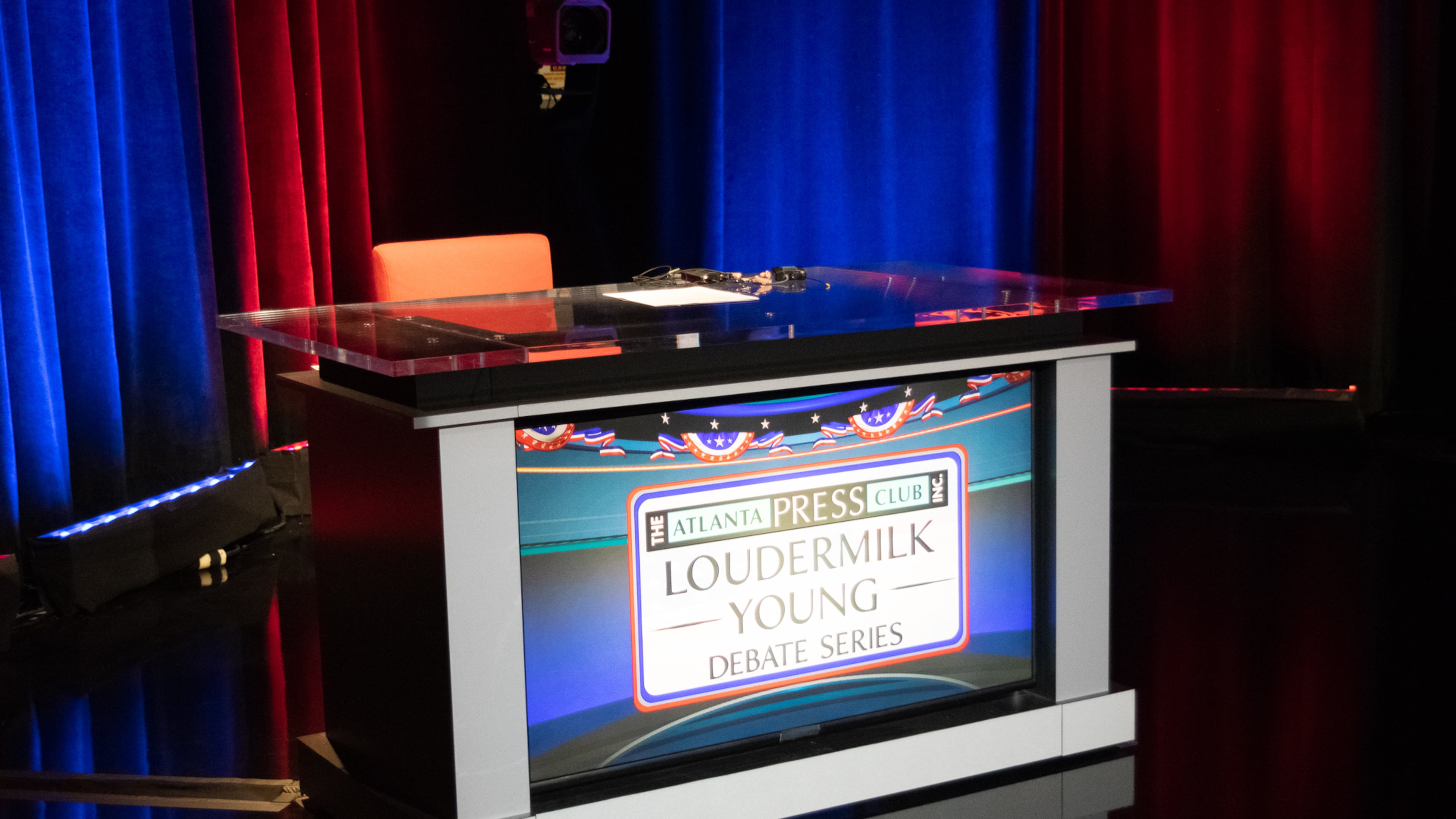 The Atlanta Press Club will hold debates Sunday for candidates running in Georgia's May 21 primary. Many incumbents have yet to commit to participating in the event, which will be broadcast Monday through May 2. (Handout/Mitch Leff)