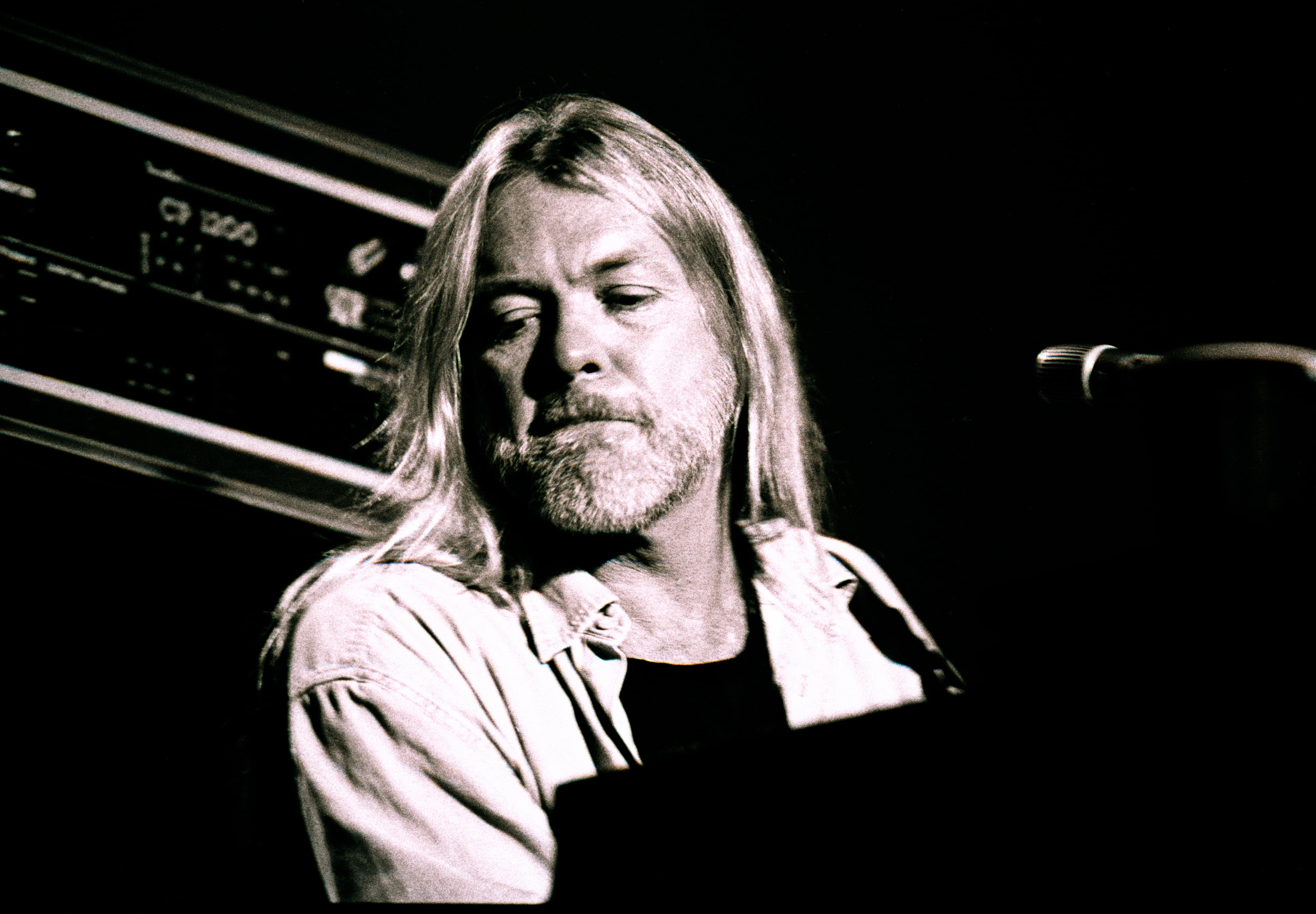 Atlanta - Circa 1994: Gregg Allman of The Allman Brothers Band performs at Lakewood Amphitheater in Atlanta, Georgia Circa 1994 (Photo By Rick Diamond/Getty Images)