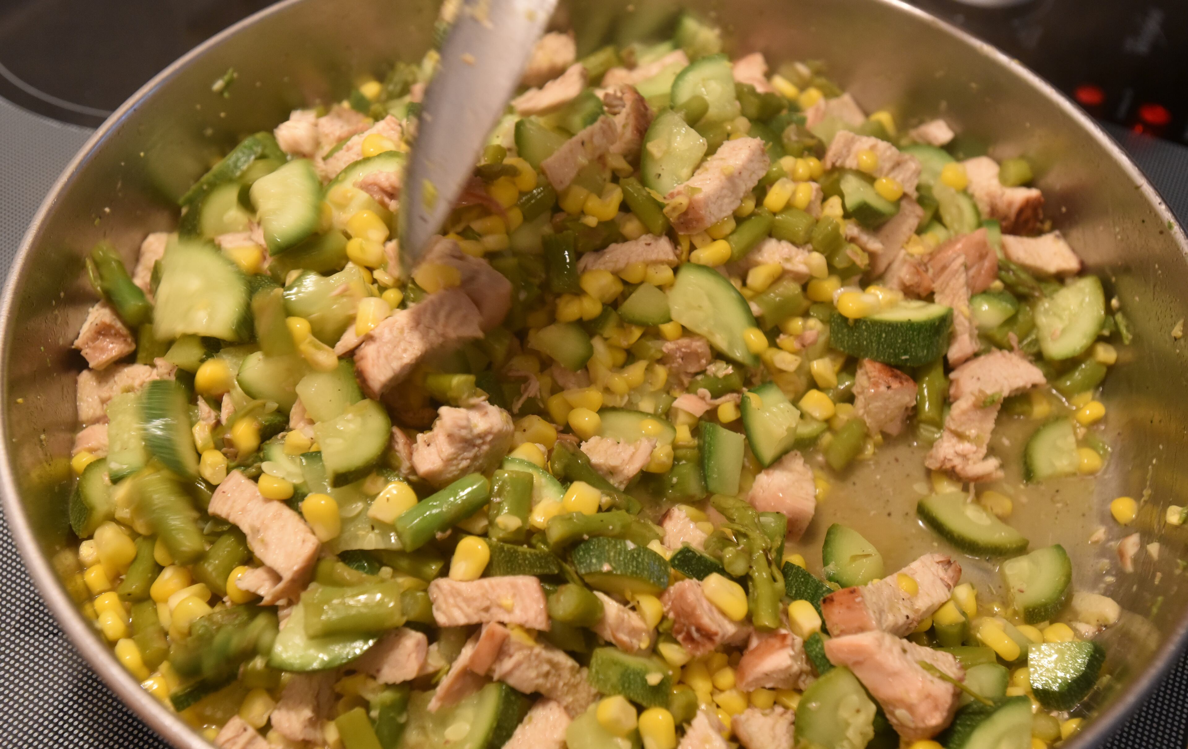 Lavern and Bonita Evans cook a dinner of chicken with spring vegetables following a recipe that was provided by HEALing Community Center at their home in College Park. The Evanses, who suffer from obesity, diabetes and hypertension, live in one of the 35 food deserts inside the Atlanta perimeter, which experts say weigh heavily on the state's chronic disease burden, costing it billions of dollars annually in diabetes care, treatment and management alone. HYOSUB SHIN / HSHIN@AJC.COM