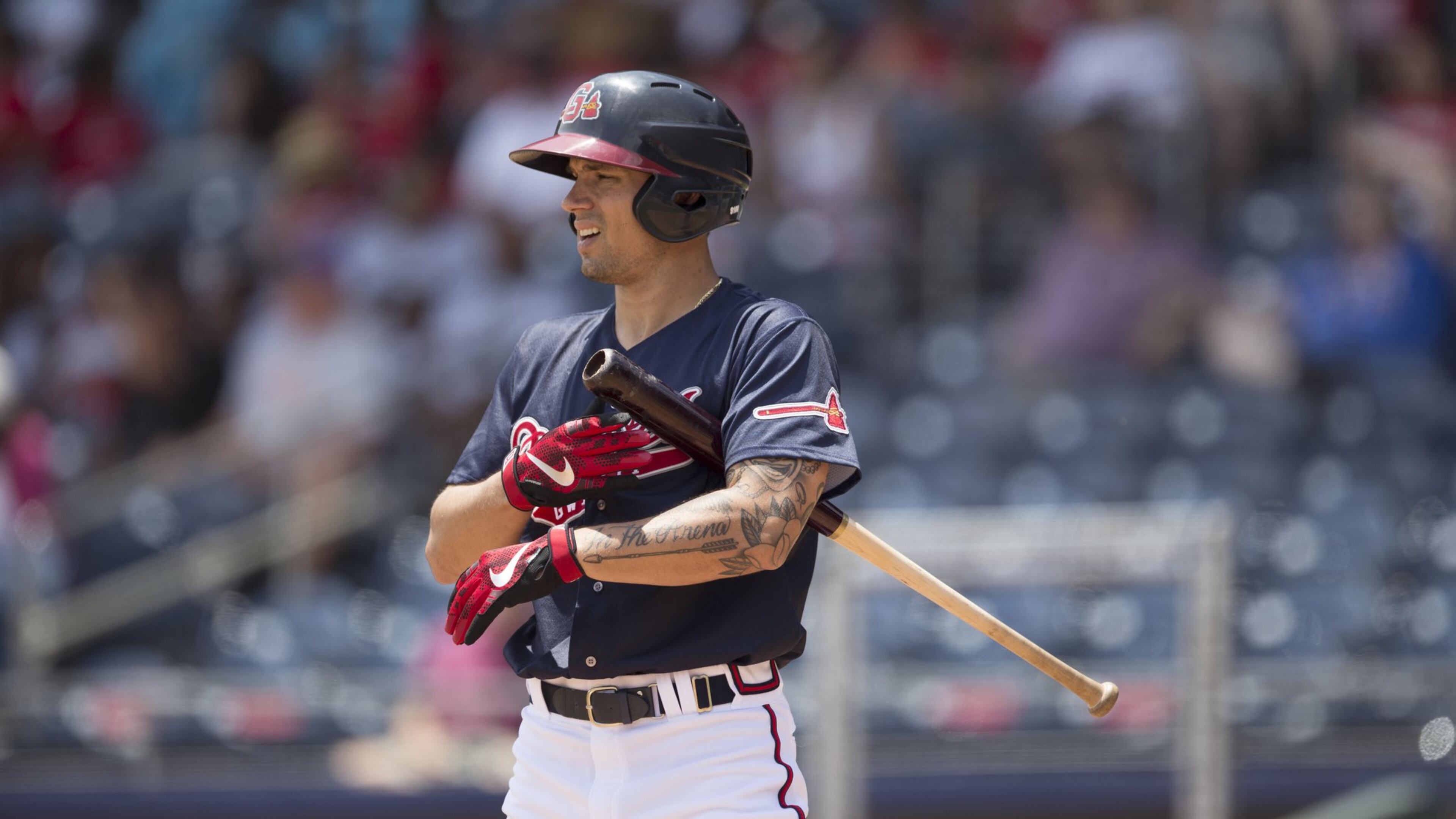 Jace Peterson hit .338 in 17 games at Triple-A Gwinnett. Chad Rhym/ chad.rhym@ajc.com