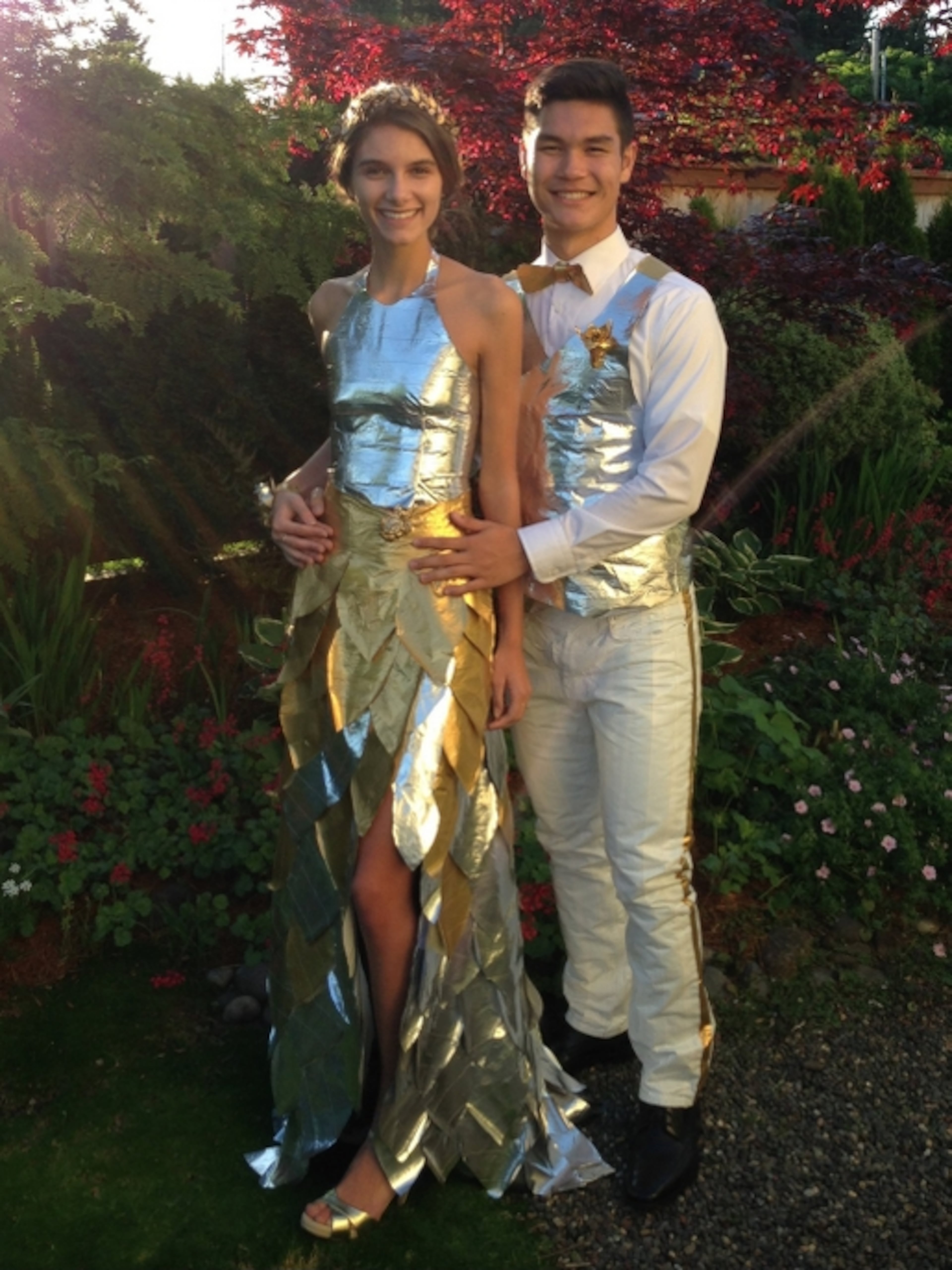 And yes, these outfits were worn to prom.
