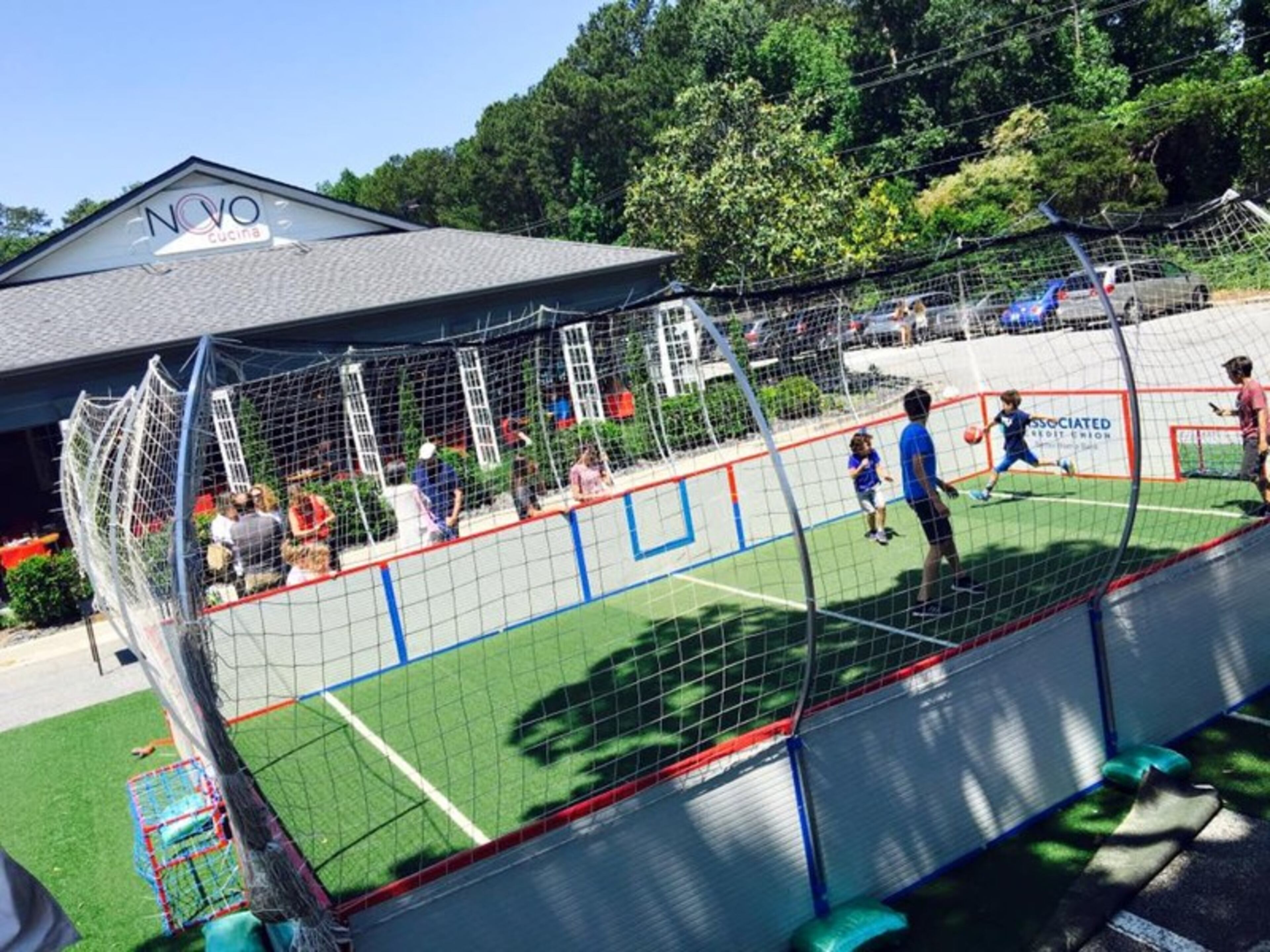 Take Dad to play Dragon Soccer at Novo Cucina. / Handout photo.