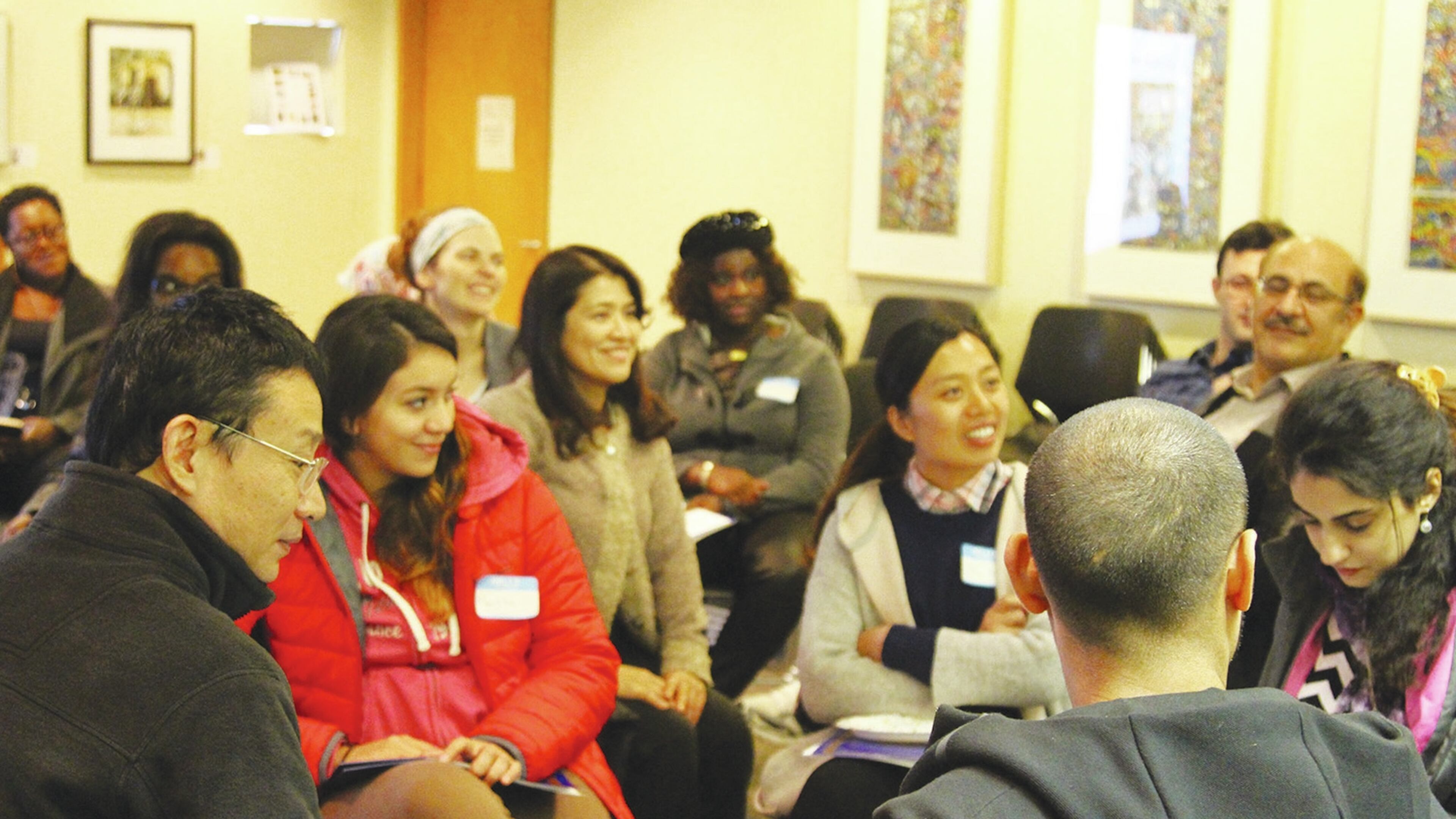 Immigrants from a diverse array of countries participated in an event sponsored by the city of Atlanta. Attendees shared similarities and learned about the history of the Civil Rights movement.