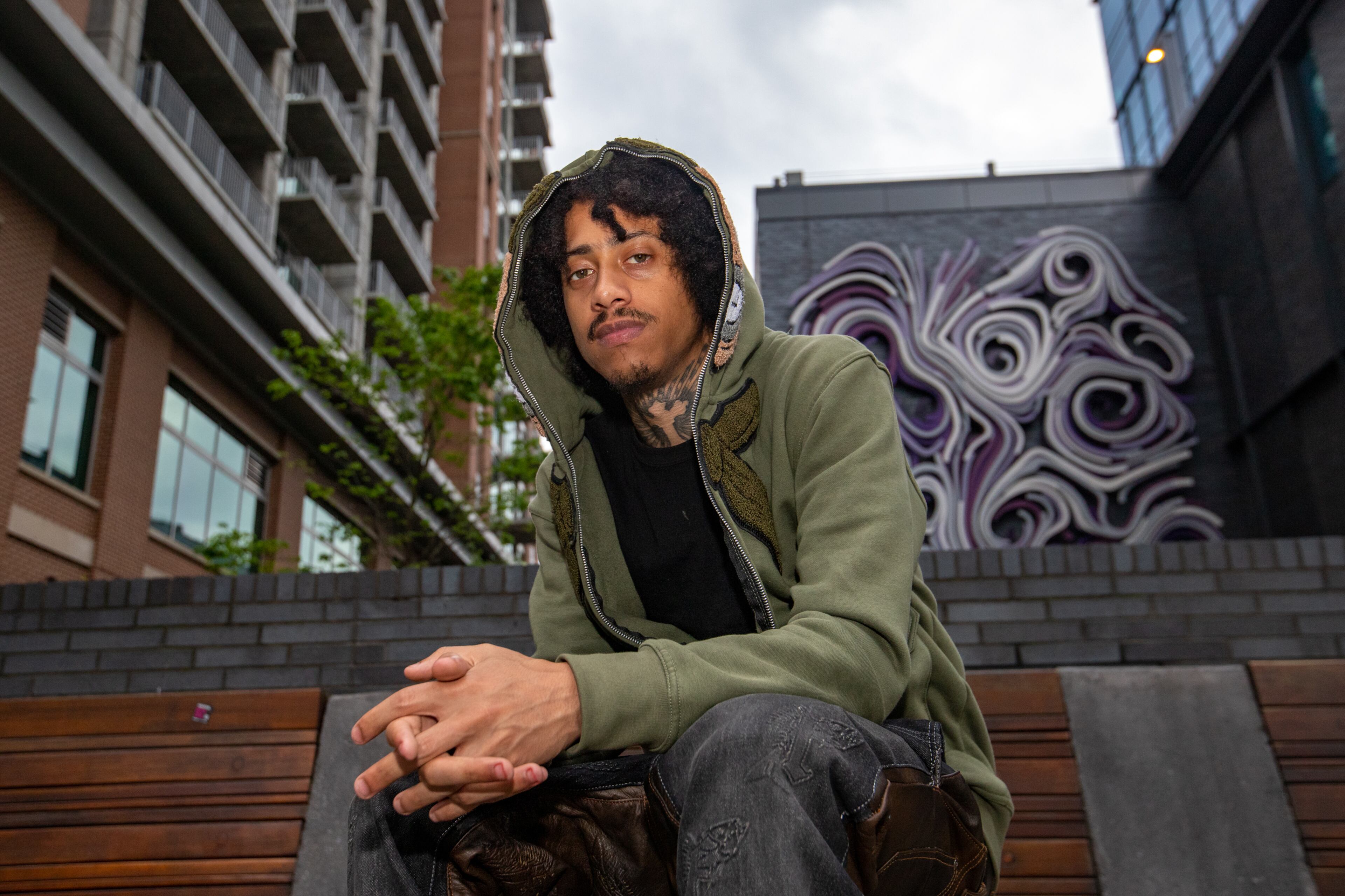 Tony Shhnow released his new album on April 28, 2023. The Atlanta rapper and songwriter is recognized as a pioneer of the plugg subgenre of trap music and as a veteran of the hip-hop underground scene. (Jenni Girtman for The Atlanta Journal-Constitution)