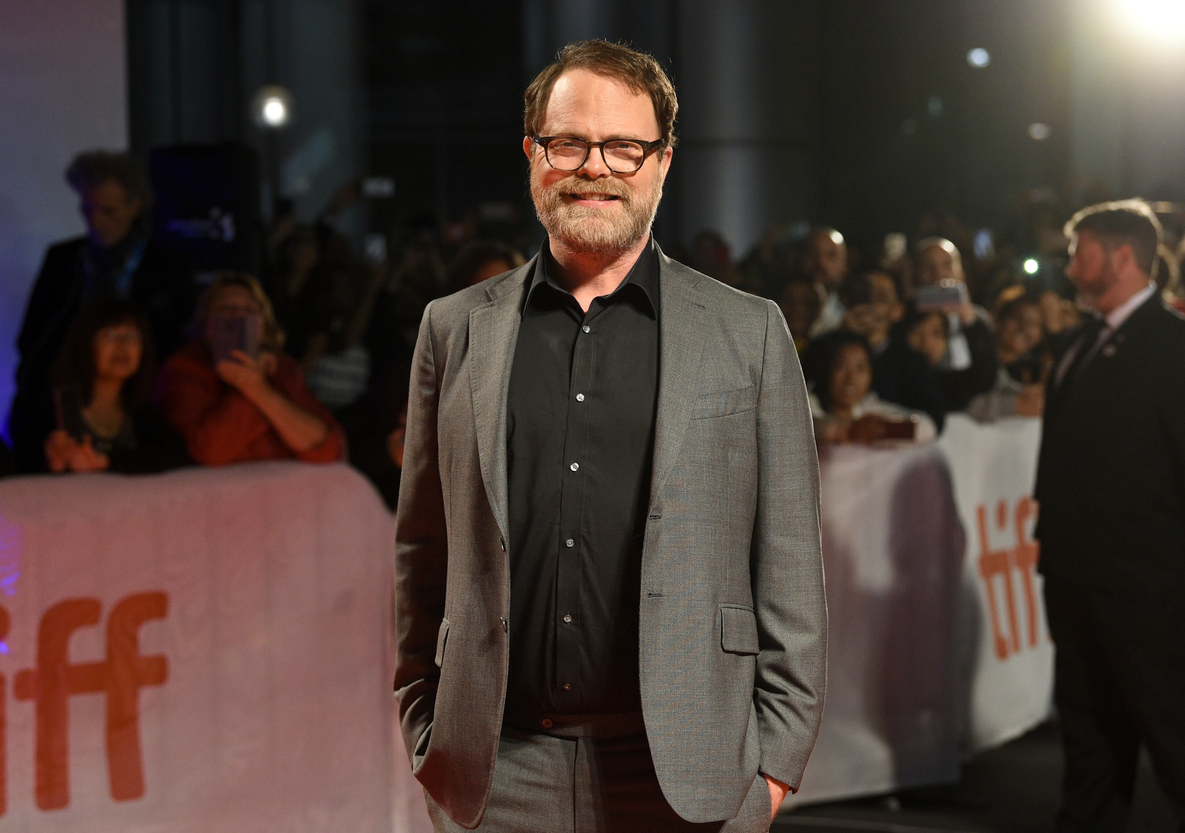 Actor Rainn Wilson attends the premiere for "Blackbird" at the Toronto International Film Festival on Sept. 6, 2019. (Evan Agostini/Invision/AP File)