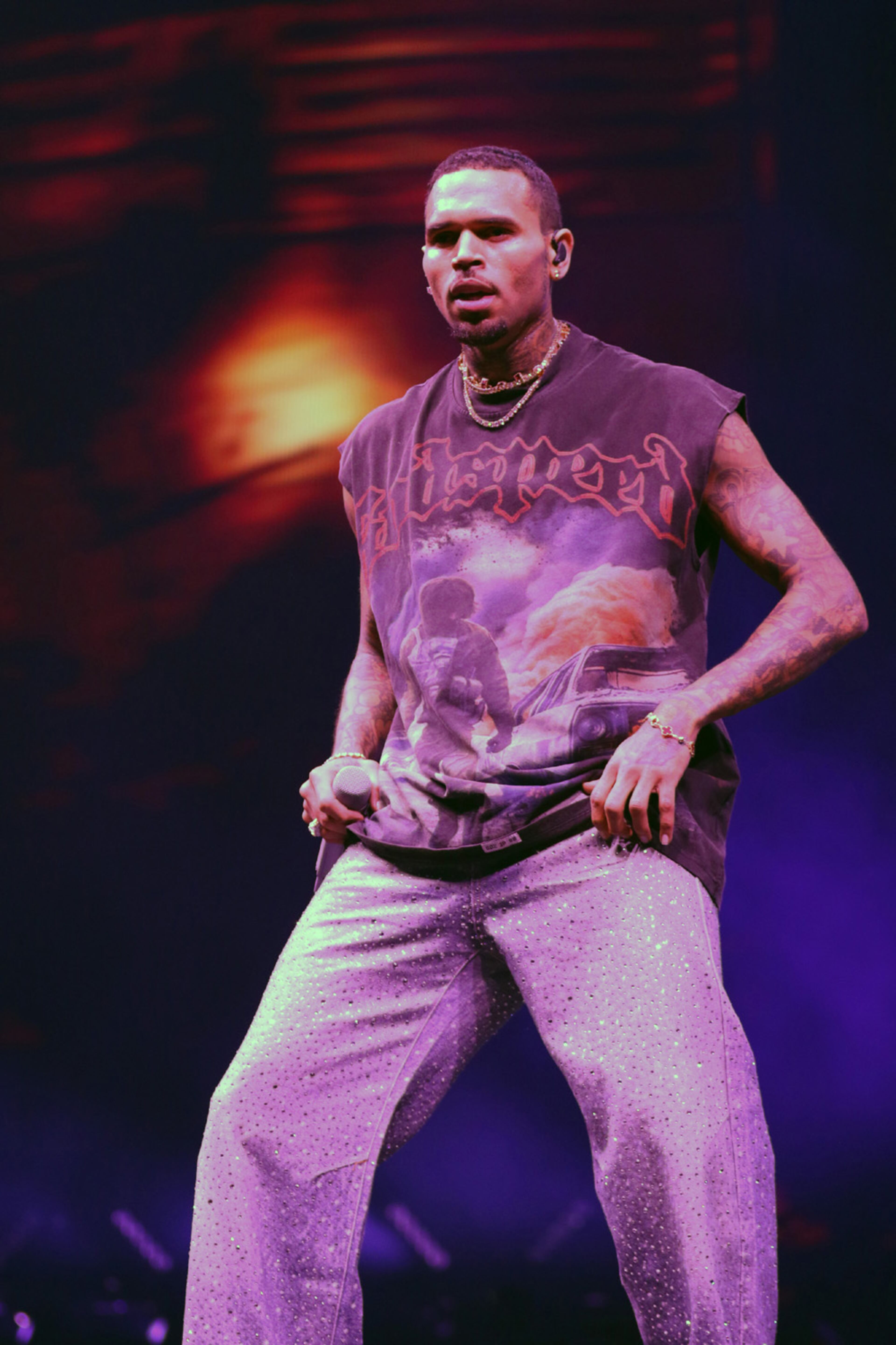 Chris Brown rocked a sold-out crowd at State Farm Arena on Friday, July 5, 2024, with openers Muni Long and Maeta.
Robb Cohen for the Atlanta Journal-Constitution