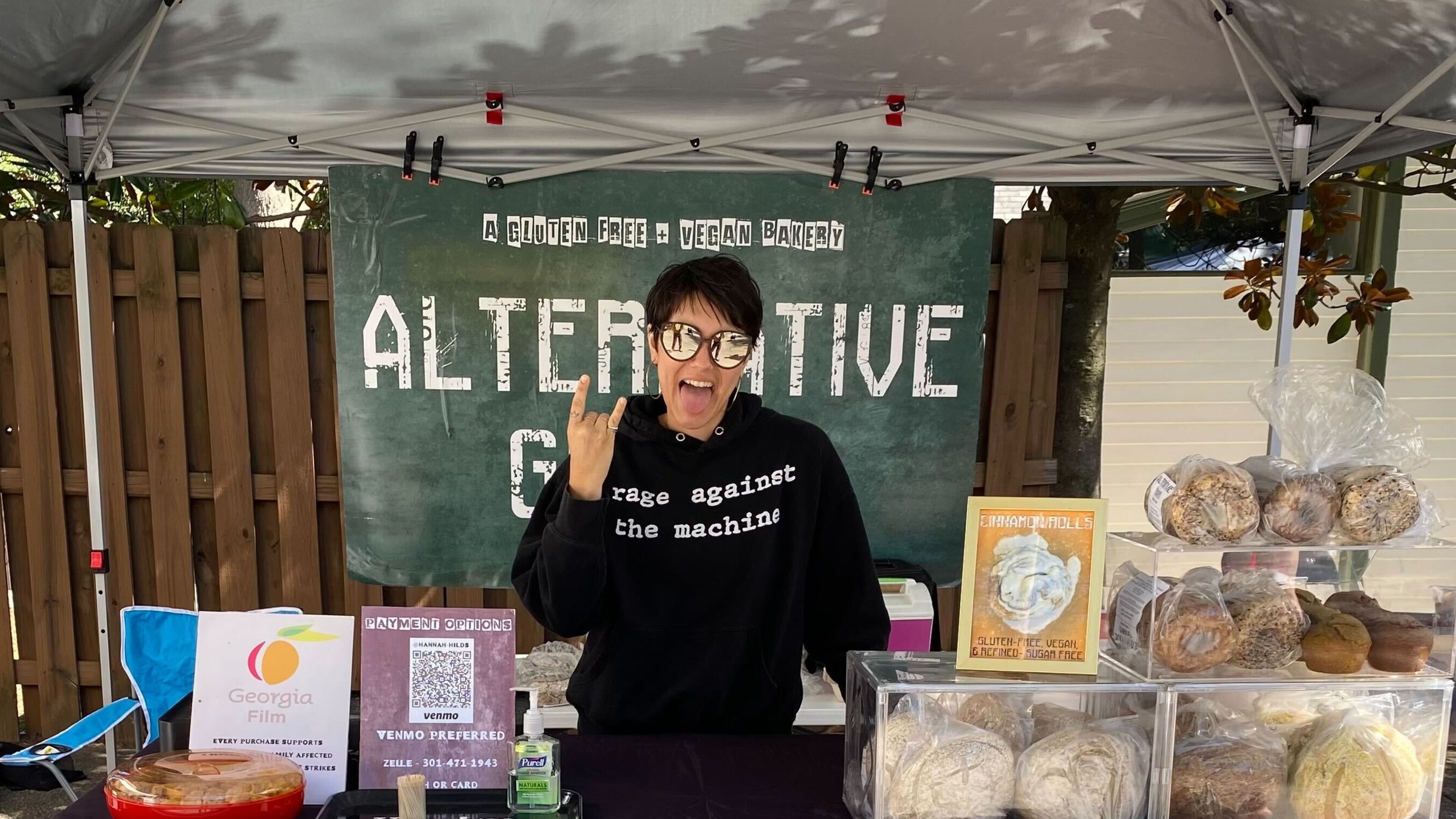 Hannah Hildebrandt is the founder of Atlanta pop-up Alternative Grains, which offers gluten-free and vegan bread and other baked goods. / Courtesy of Alternative Grains