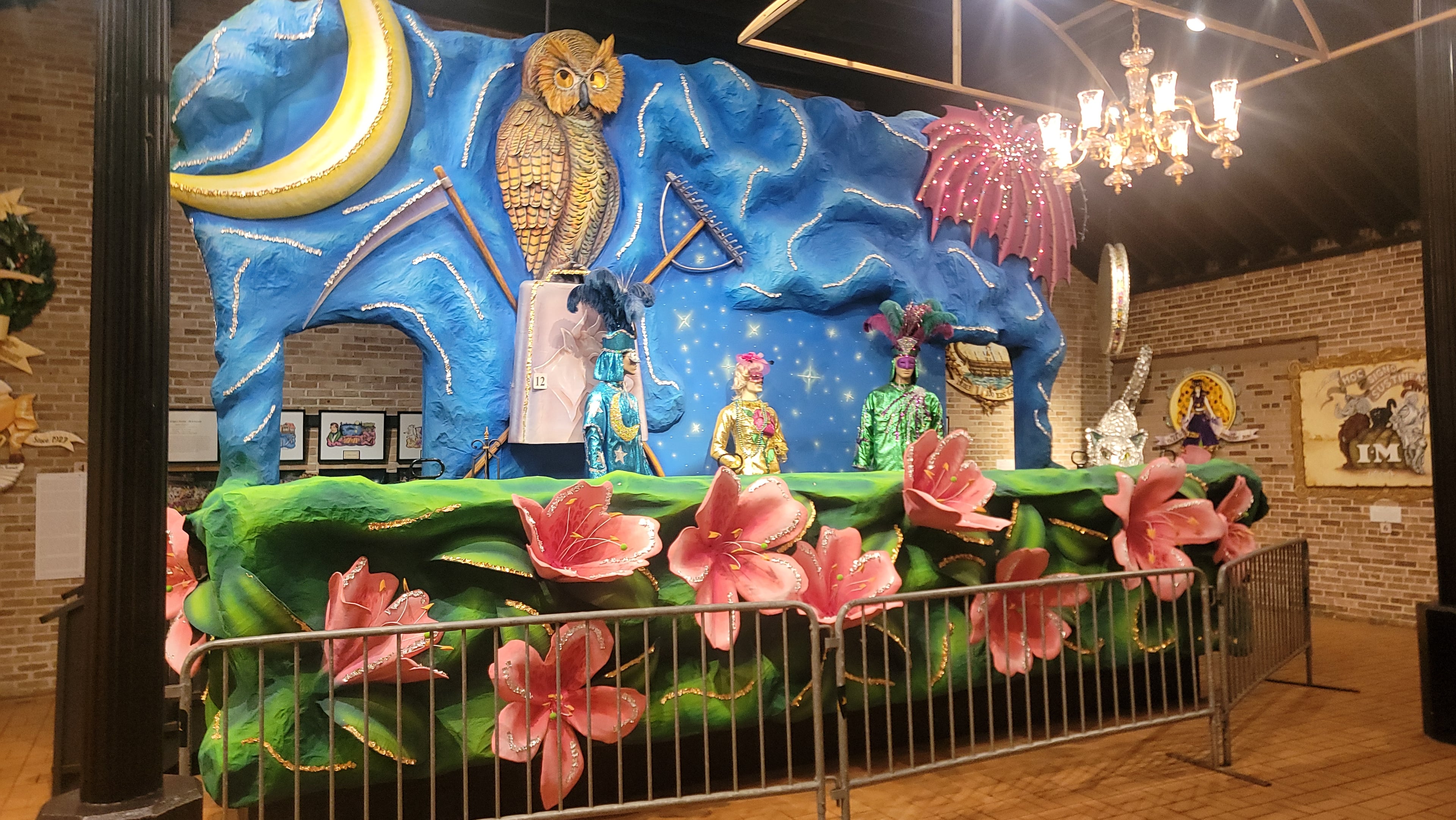 A float at the Mobile Carnival Museum. (Courtesy of Tracey Teo)